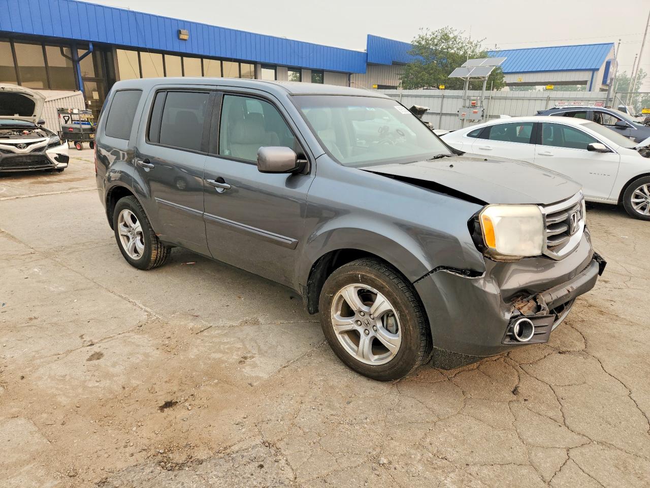 2012 Honda Pilot Exl Серый vin: 5FNYF4H59CB082938