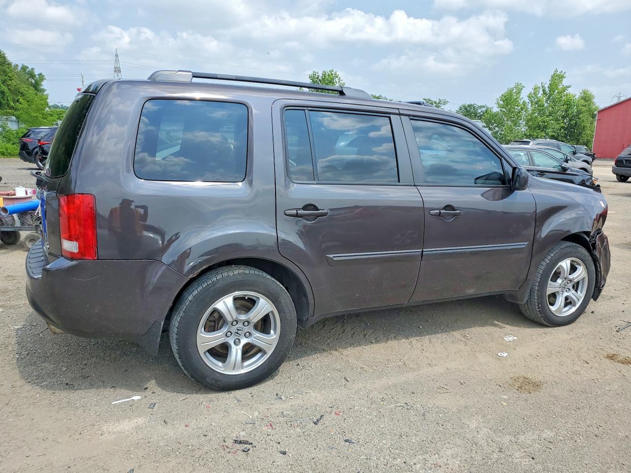2012 Honda Pilot Exl Brown vin: 5FNYF4H59CB501015