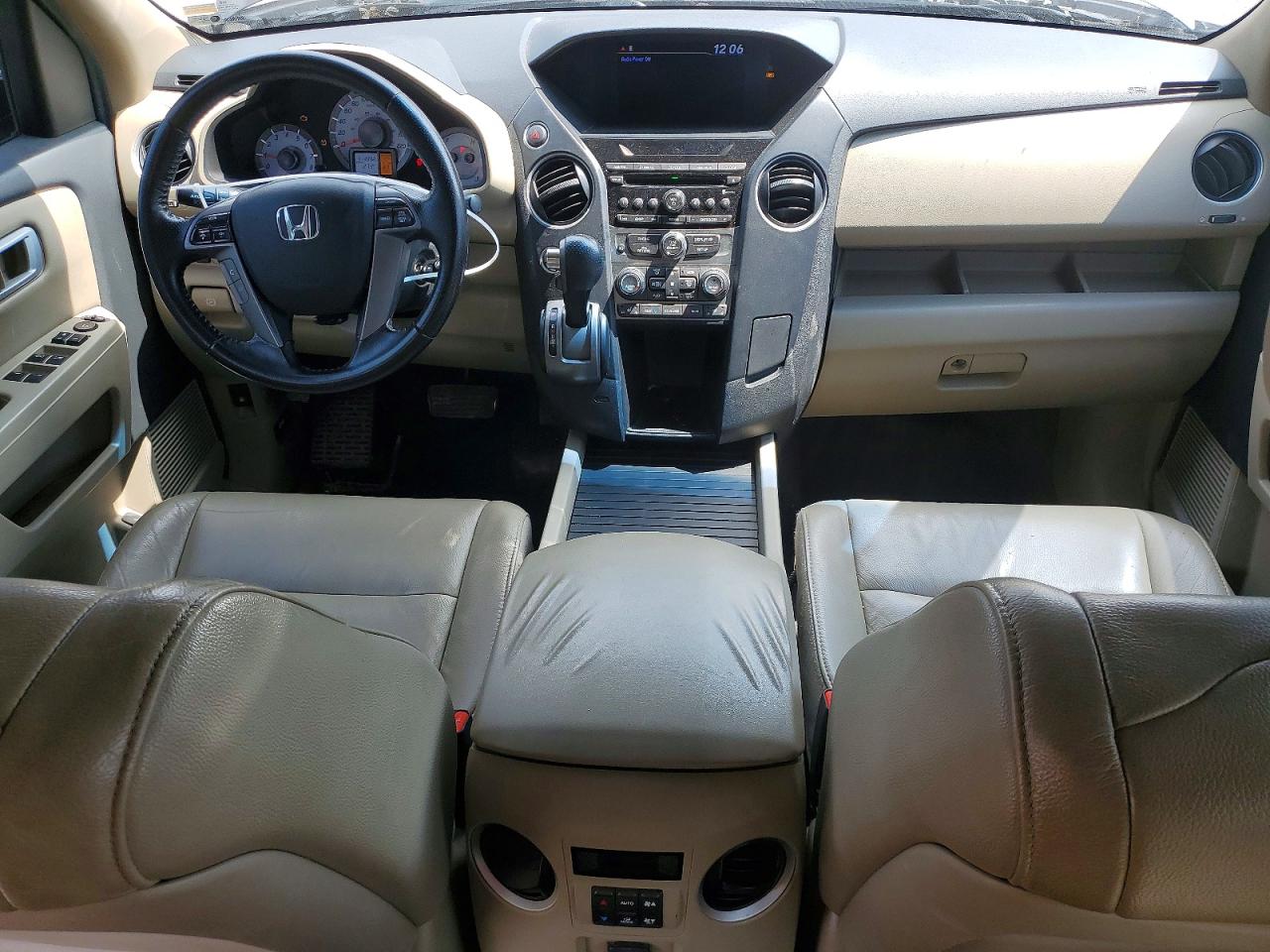 2012 Honda Pilot Exl Brown vin: 5FNYF4H59CB501015