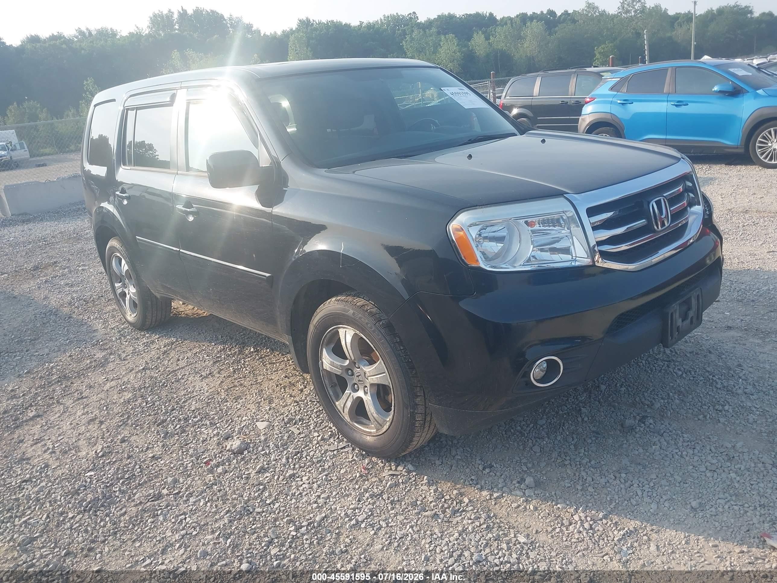 2013 Honda Pilot Ex-l Black vin: 5FNYF4H59DB021431