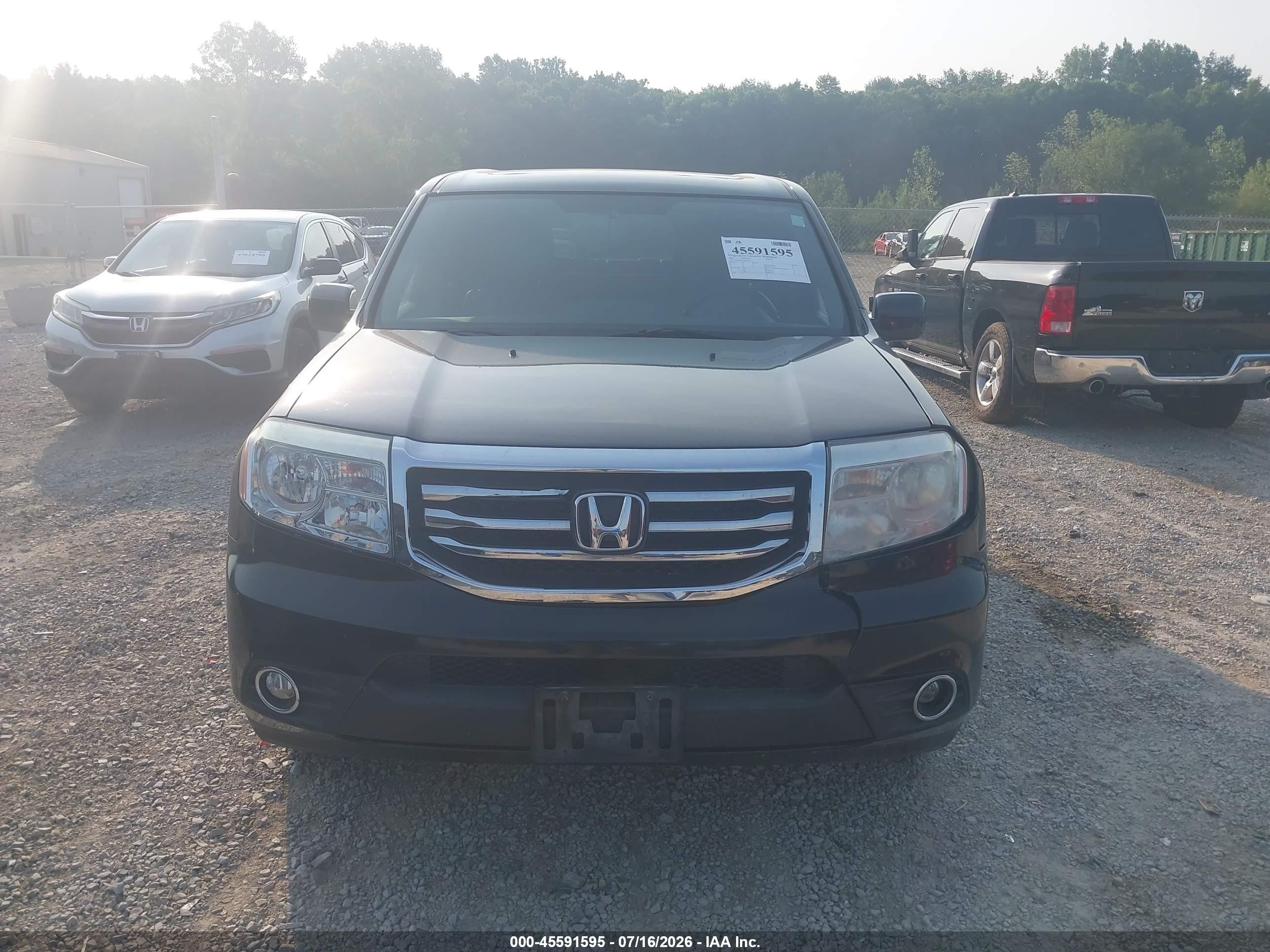 2013 Honda Pilot Ex-l Black vin: 5FNYF4H59DB021431