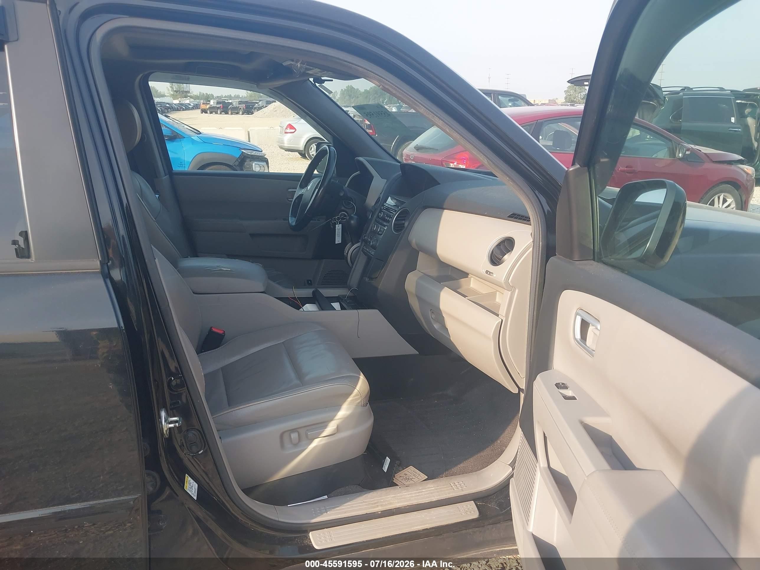 2013 Honda Pilot Ex-l Black vin: 5FNYF4H59DB021431