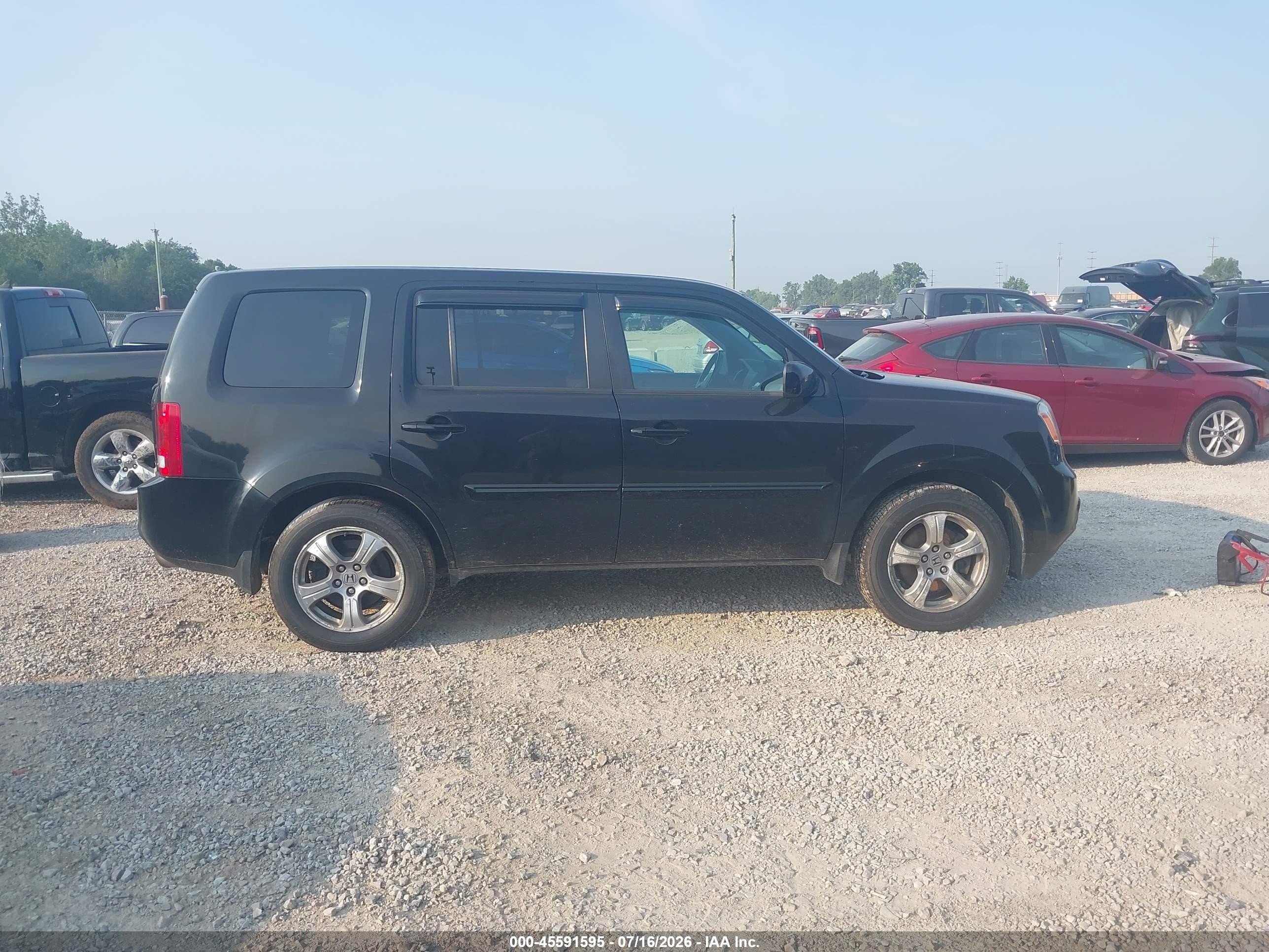 2013 Honda Pilot Ex-l Black vin: 5FNYF4H59DB021431