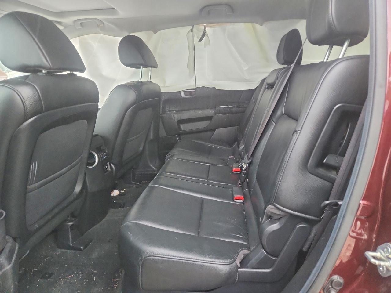 2013 Honda Pilot Exl Burgundy vin: 5FNYF4H59DB045003