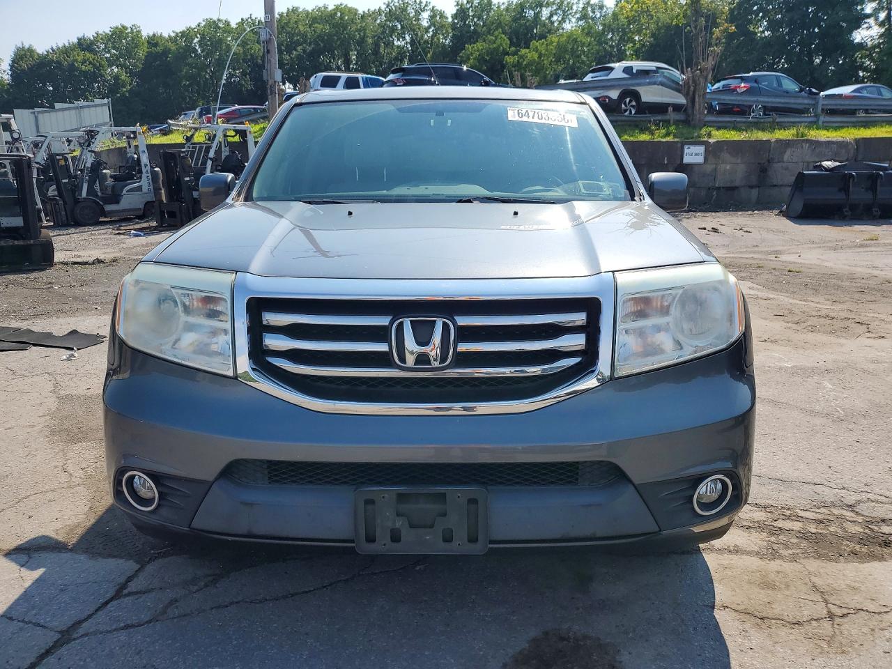 2013 Honda Pilot Exl Gray vin: 5FNYF4H59DB047026