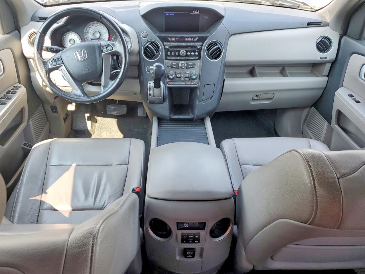 2013 Honda Pilot Exl Gray vin: 5FNYF4H59DB047026