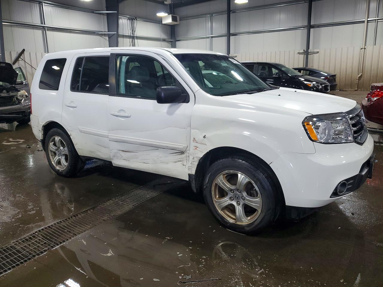 2014 Honda Pilot Exl Белый vin: 5FNYF4H59EB013444