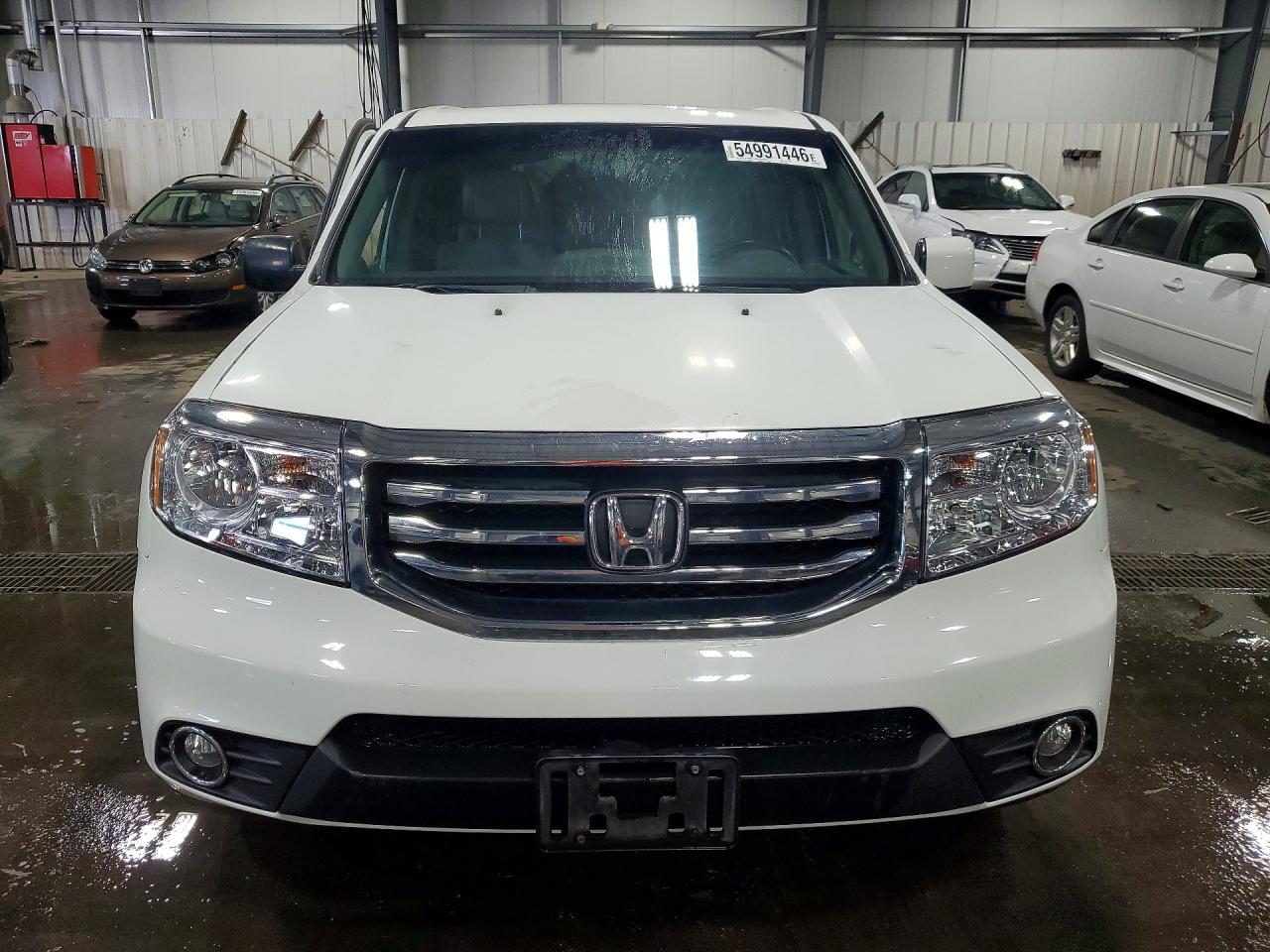 2014 Honda Pilot Exl Белый vin: 5FNYF4H59EB013444