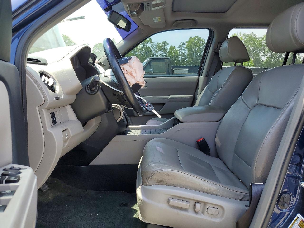 2014 Honda Pilot Exl Blue vin: 5FNYF4H59EB035413