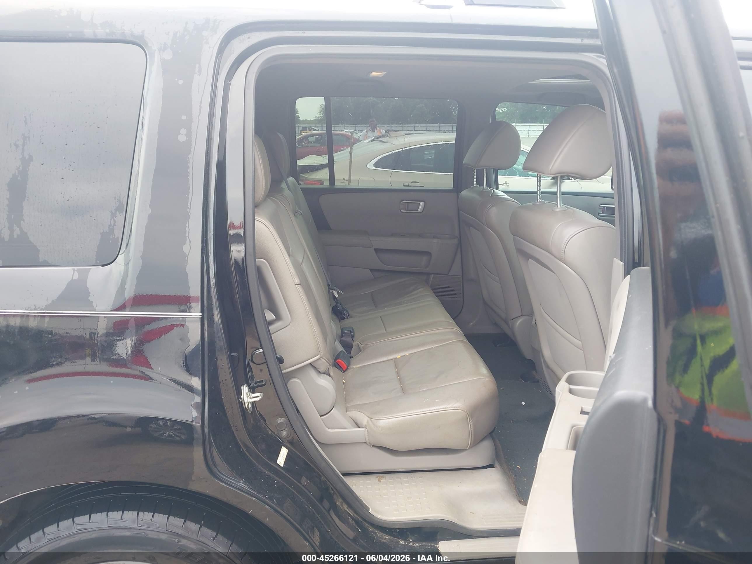 2014 Honda Pilot Ex-l Black vin: 5FNYF4H59EB040238
