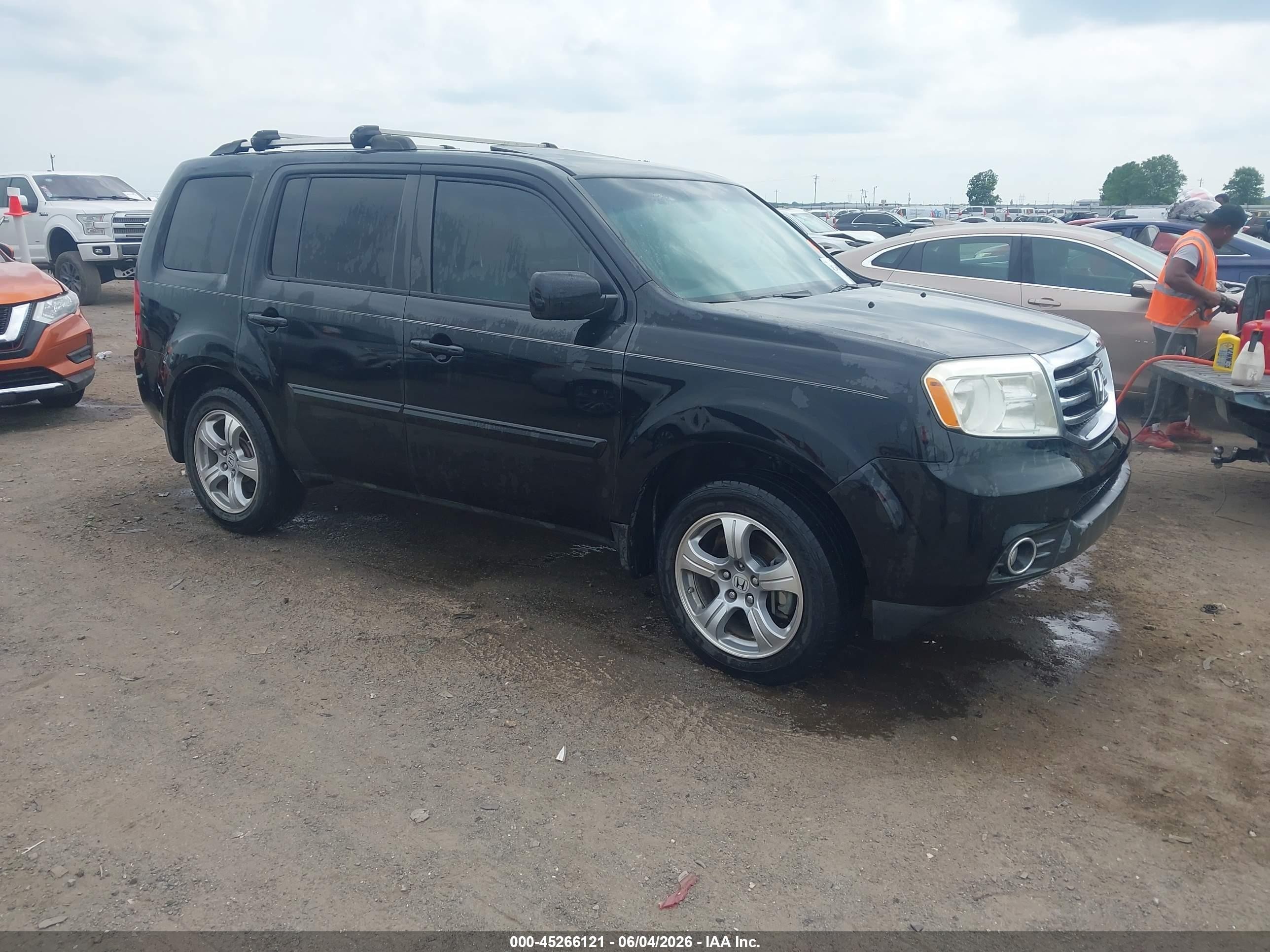 2014 Honda Pilot Ex-l Black vin: 5FNYF4H59EB040238
