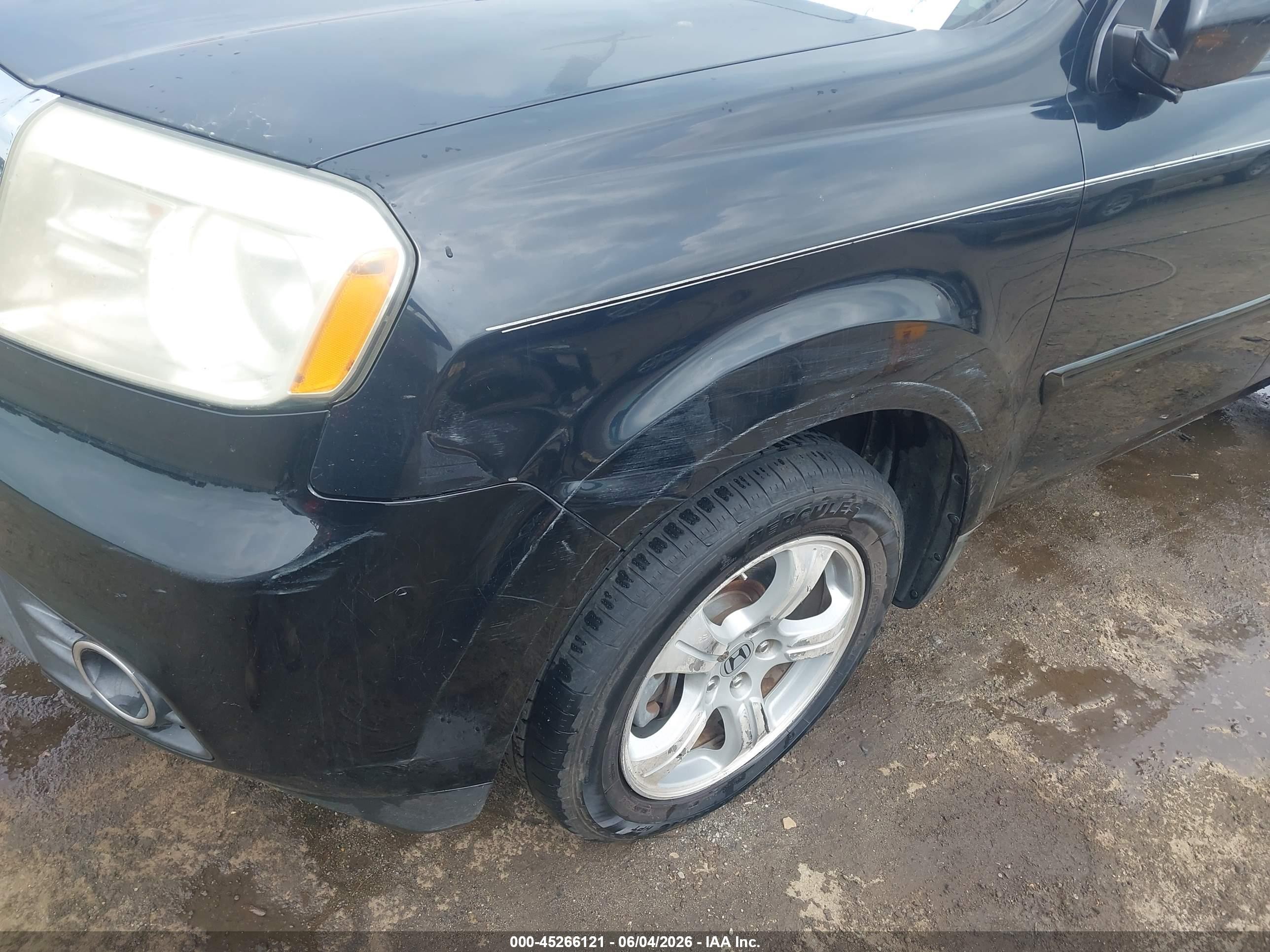 2014 Honda Pilot Ex-l Black vin: 5FNYF4H59EB040238