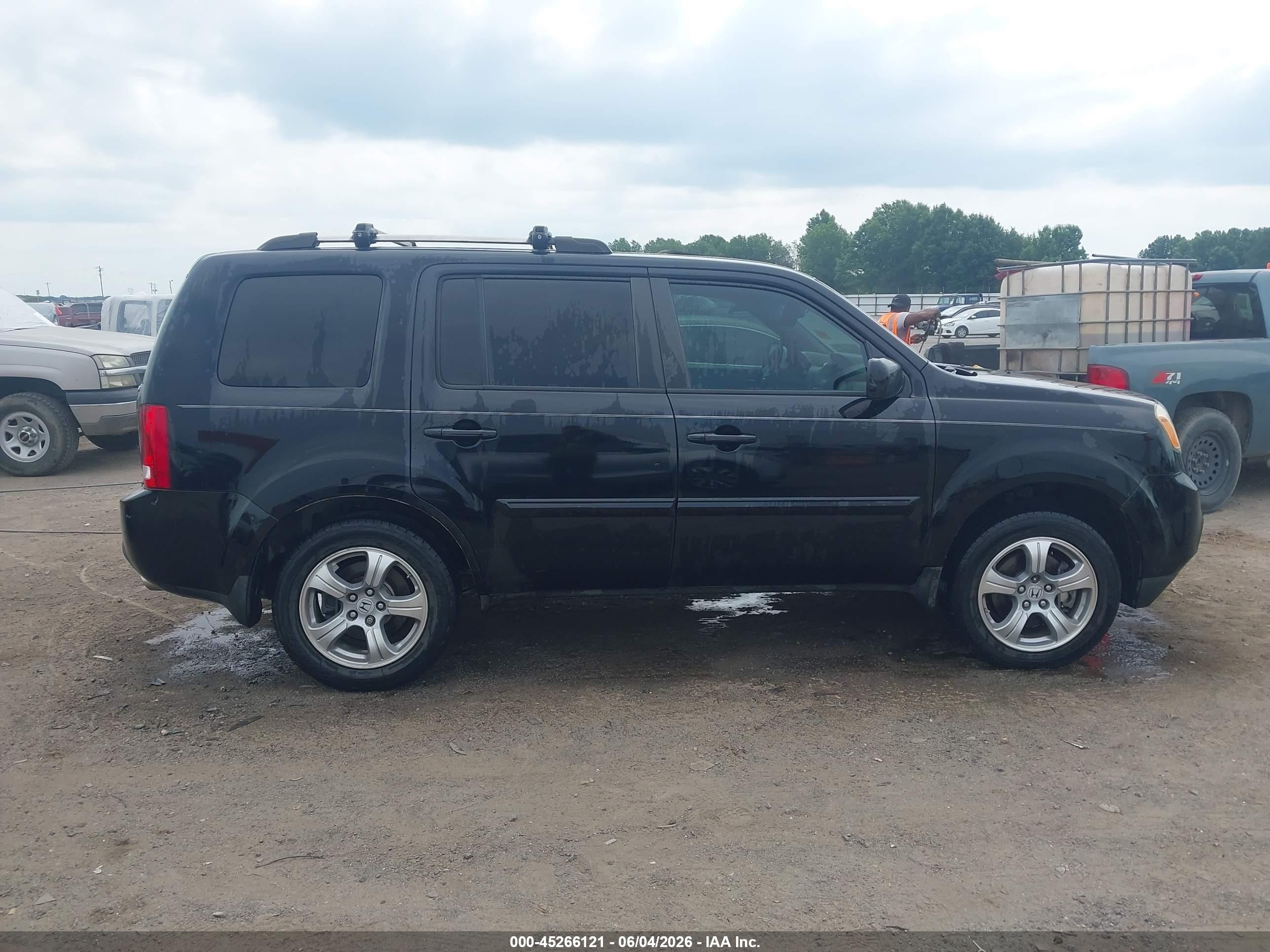 2014 Honda Pilot Ex-l Black vin: 5FNYF4H59EB040238