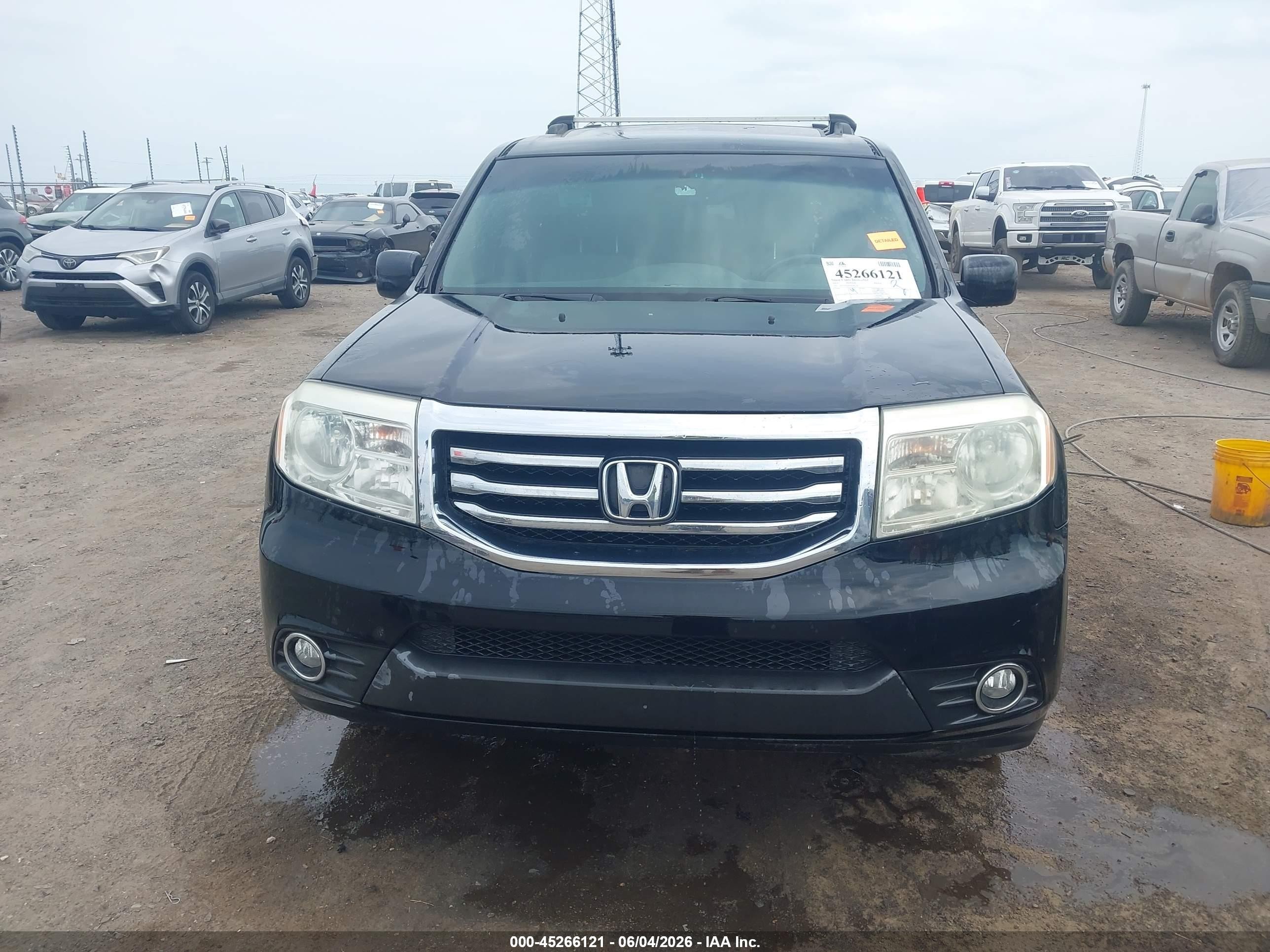 2014 Honda Pilot Ex-l Black vin: 5FNYF4H59EB040238