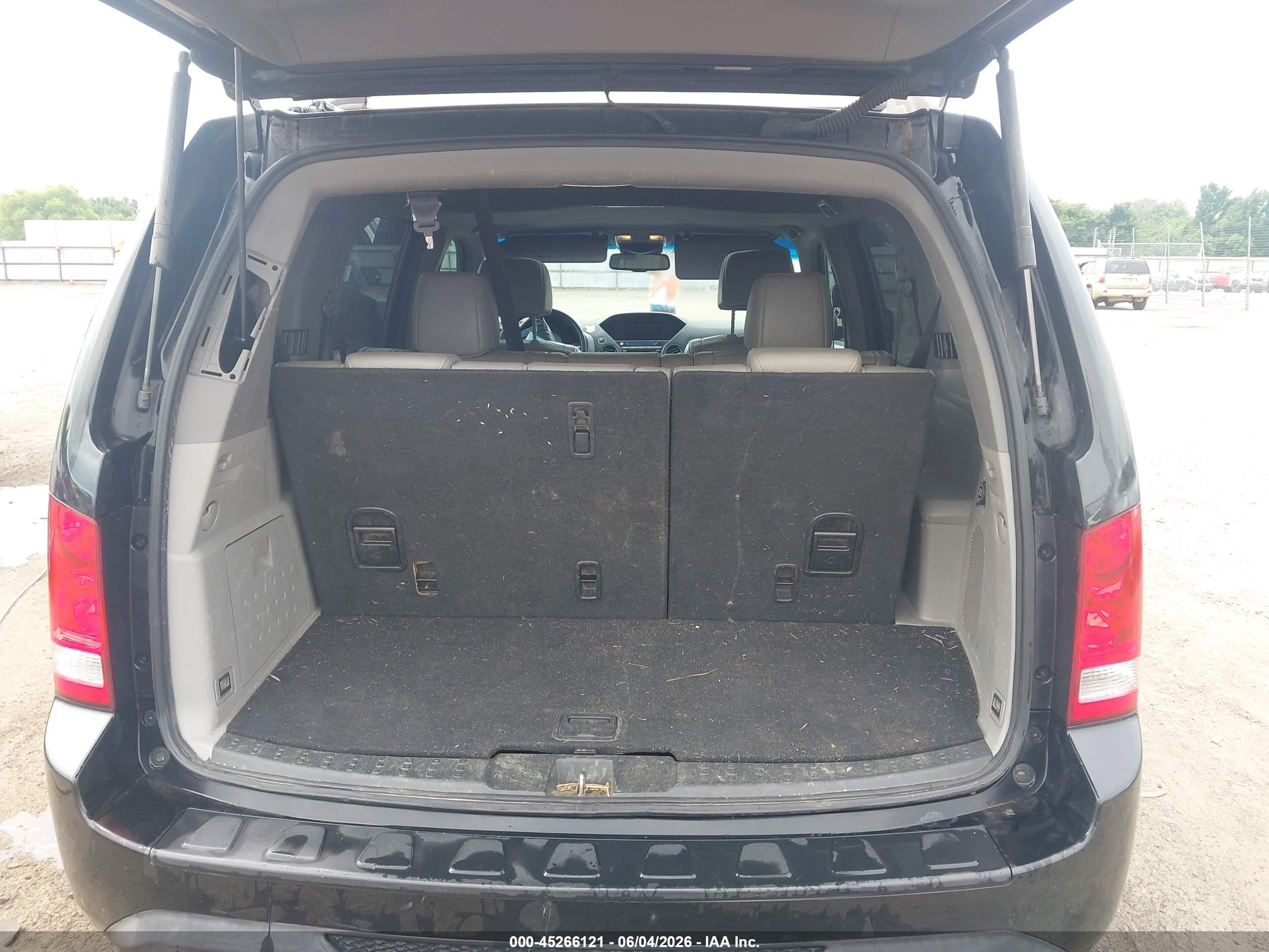 2014 Honda Pilot Ex-l Black vin: 5FNYF4H59EB040238