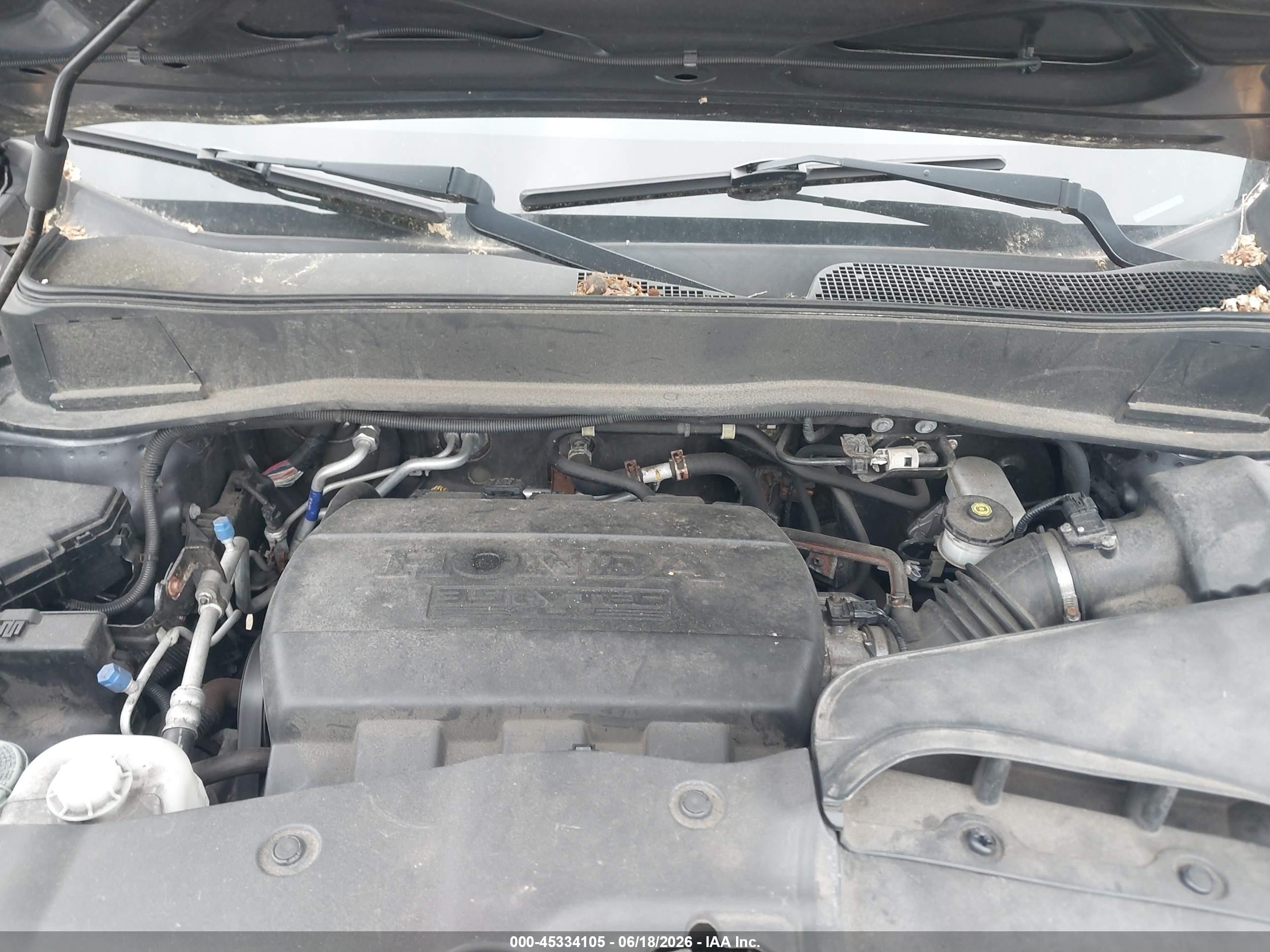 2015 Honda Pilot Ex-l Серый vin: 5FNYF4H59FB014563