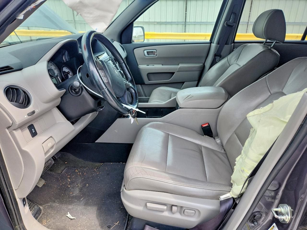 2015 Honda Pilot Exl Gray vin: 5FNYF4H59FB044050
