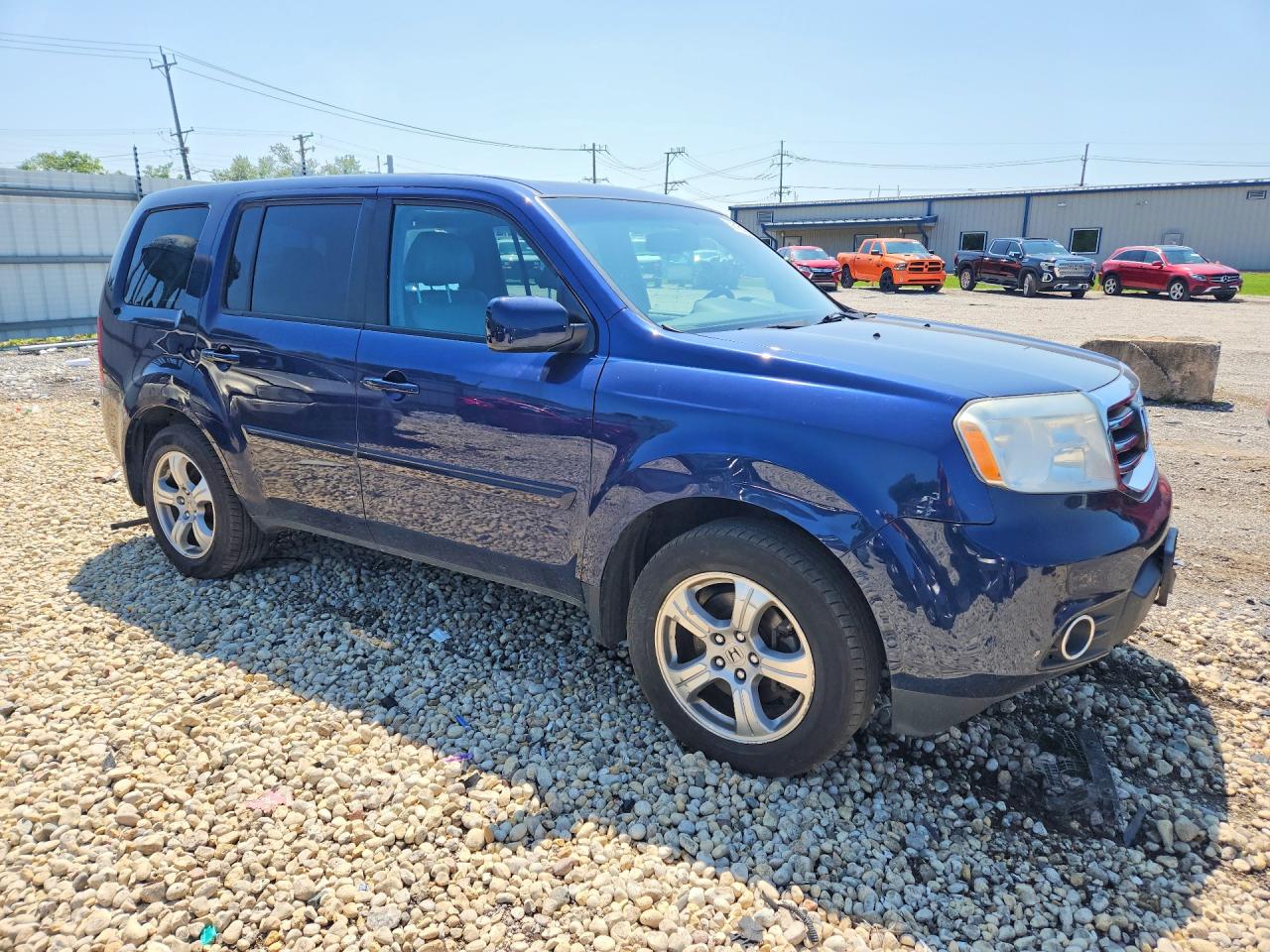 2015 Honda Pilot Exl Blue vin: 5FNYF4H59FB047708