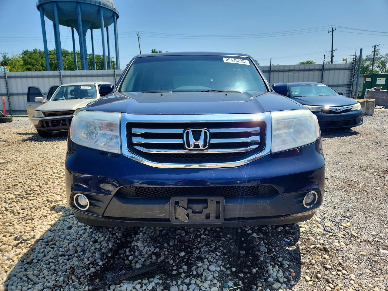 2015 Honda Pilot Exl Blue vin: 5FNYF4H59FB047708