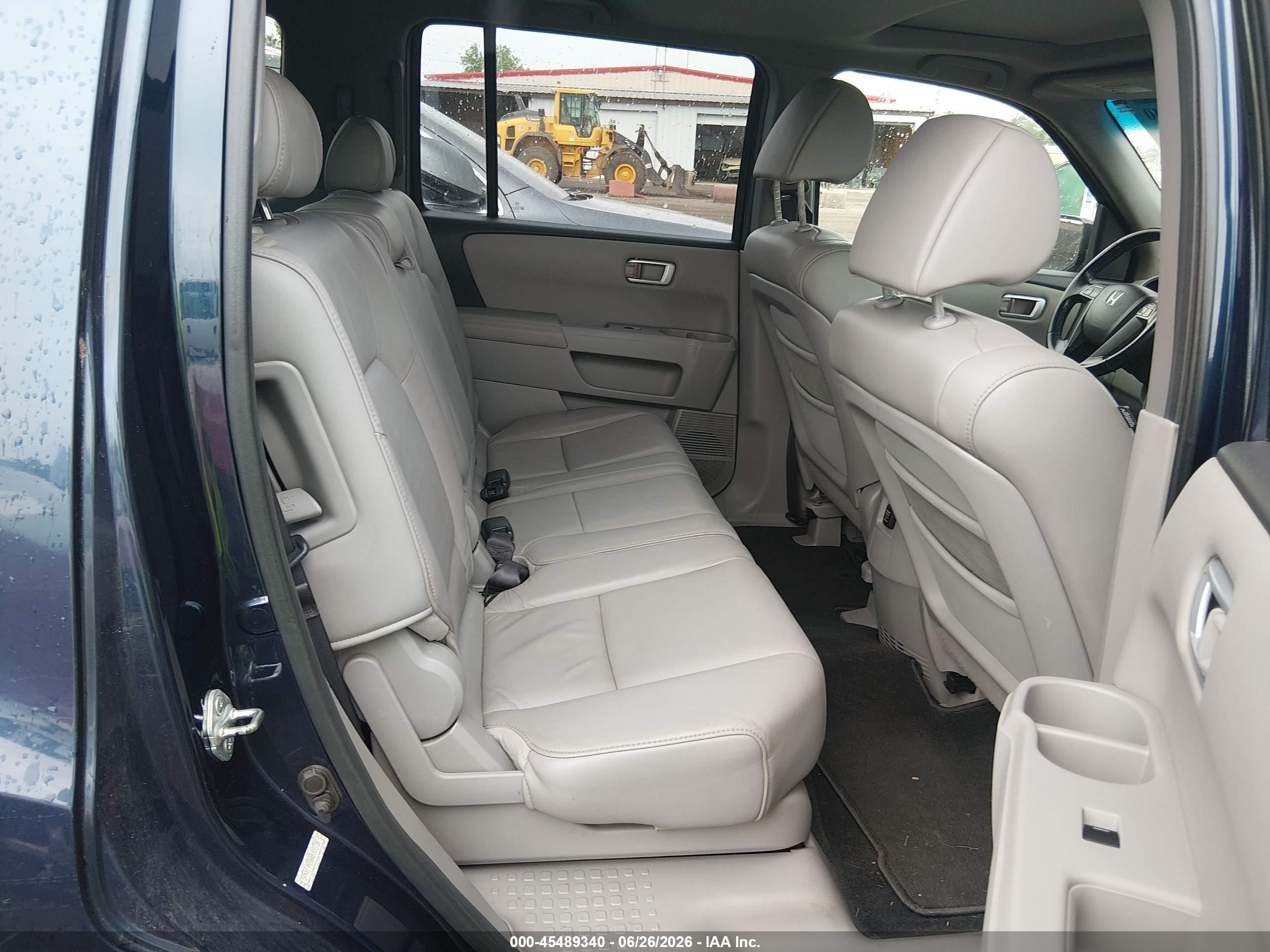2010 Honda Pilot Ex-l Blue vin: 5FNYF4H5XAB001135