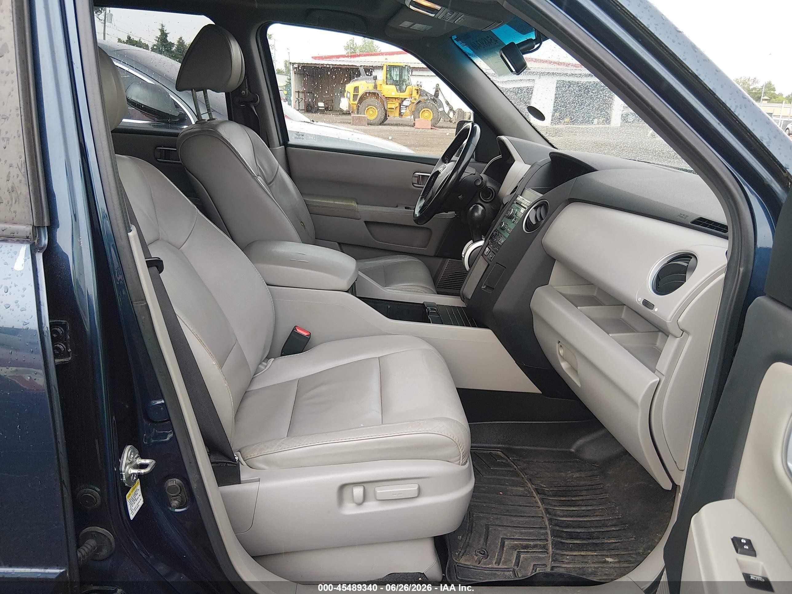 2010 Honda Pilot Ex-l Blue vin: 5FNYF4H5XAB001135
