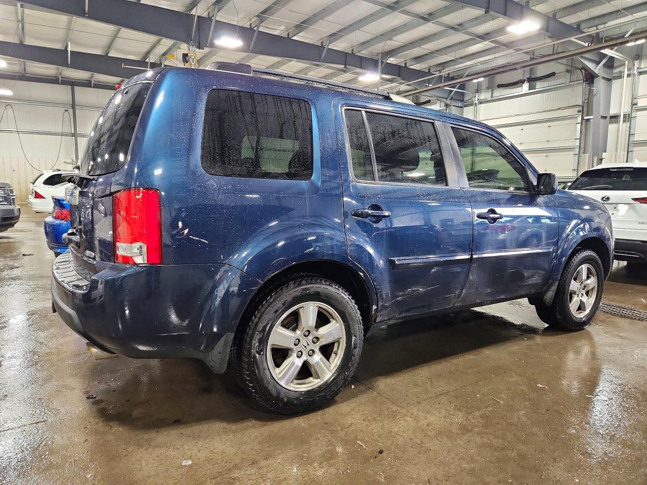 2010 Honda Pilot Exl Синий vin: 5FNYF4H5XAB017674