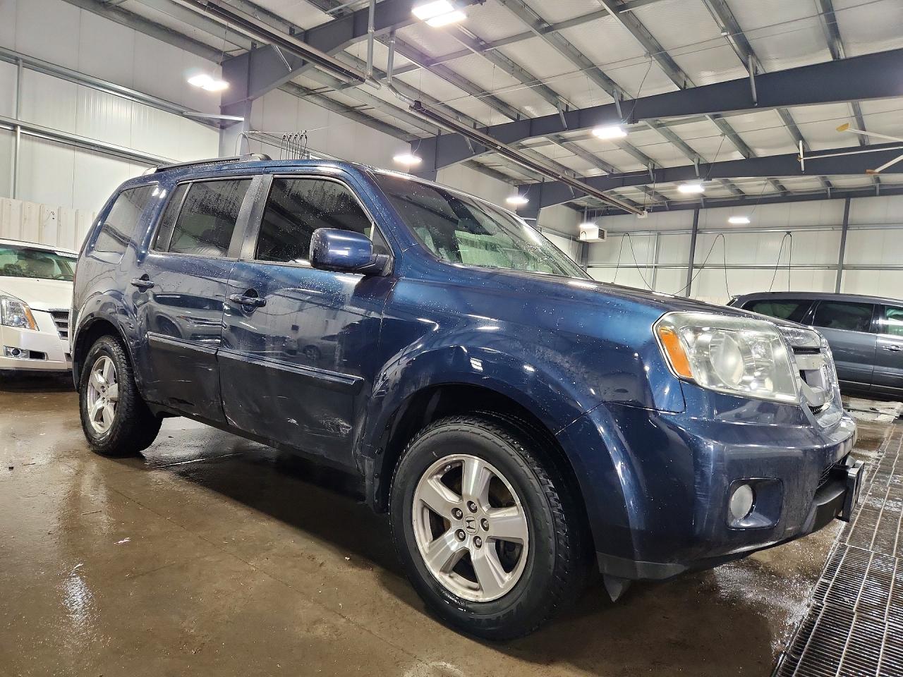 2010 Honda Pilot Exl Синий vin: 5FNYF4H5XAB017674