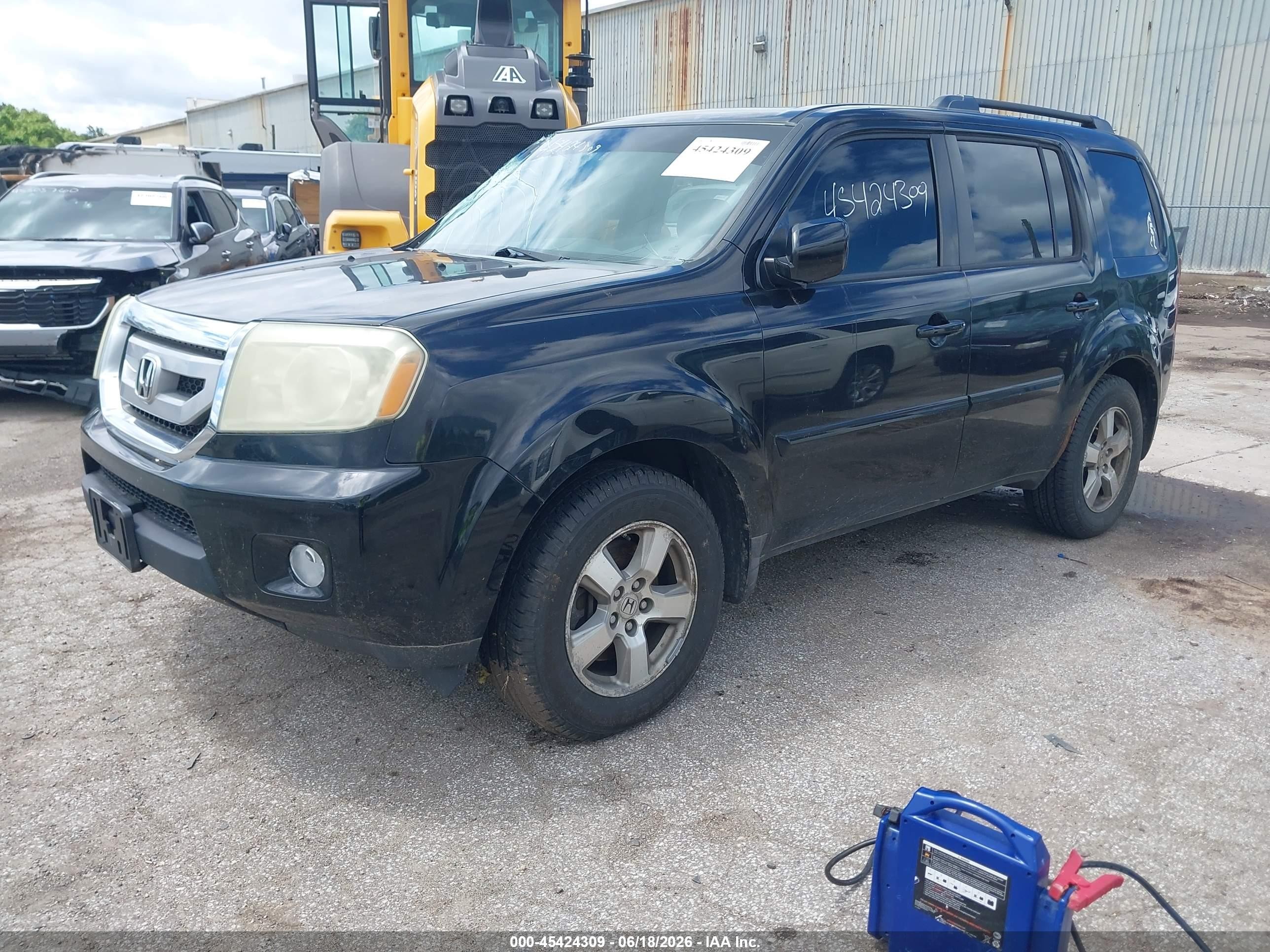 2010 Honda Pilot Ex-l Black vin: 5FNYF4H5XAB019733