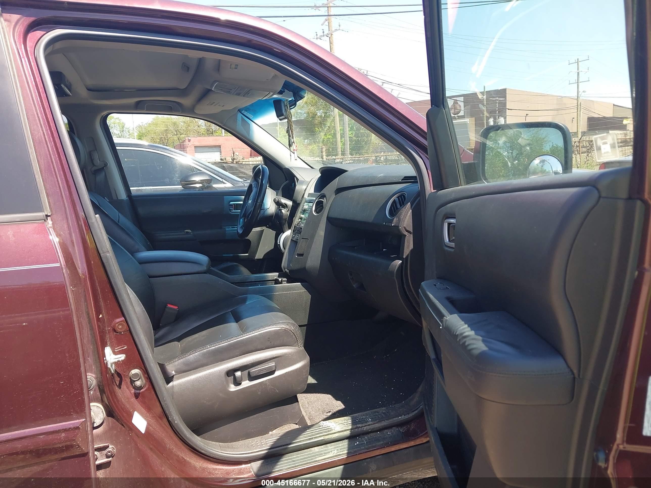 2010 Honda Pilot Ex-l Бордовый vin: 5FNYF4H5XAB034653