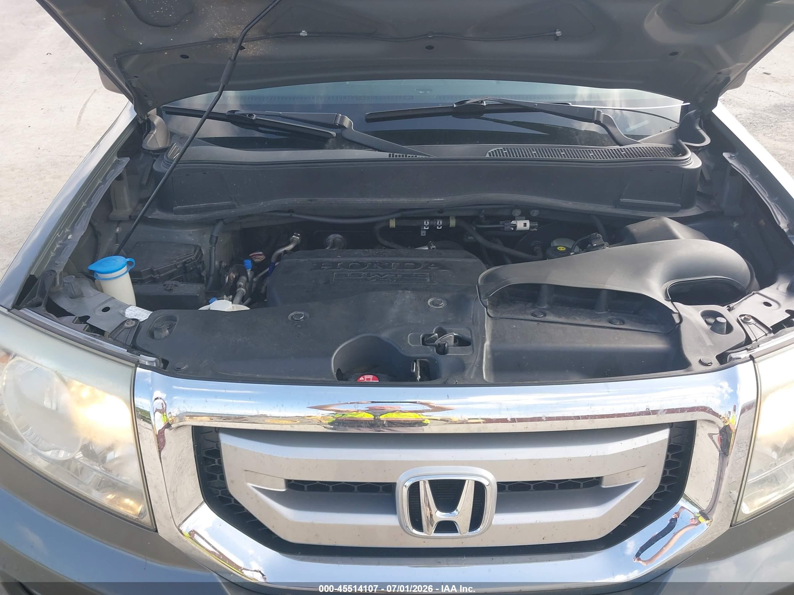 2011 Honda Pilot Ex-l Gray vin: 5FNYF4H5XBB042348