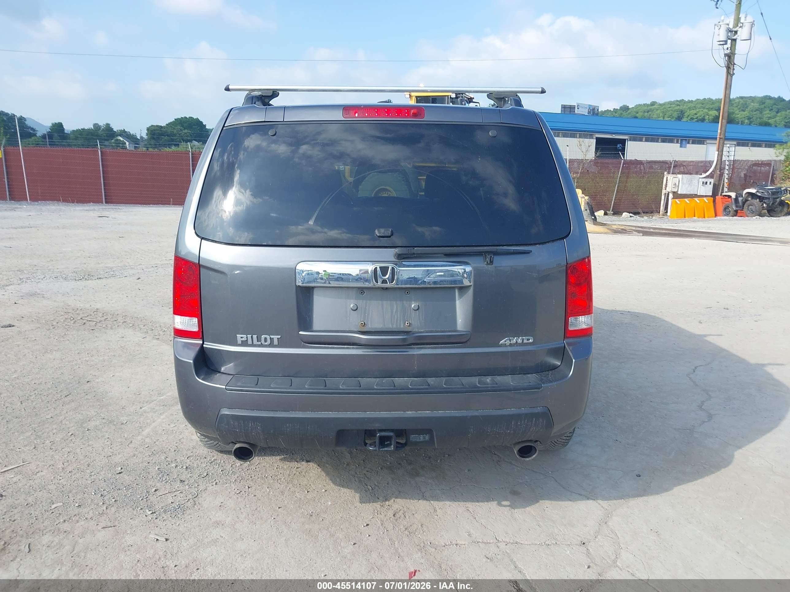 2011 Honda Pilot Ex-l Gray vin: 5FNYF4H5XBB042348