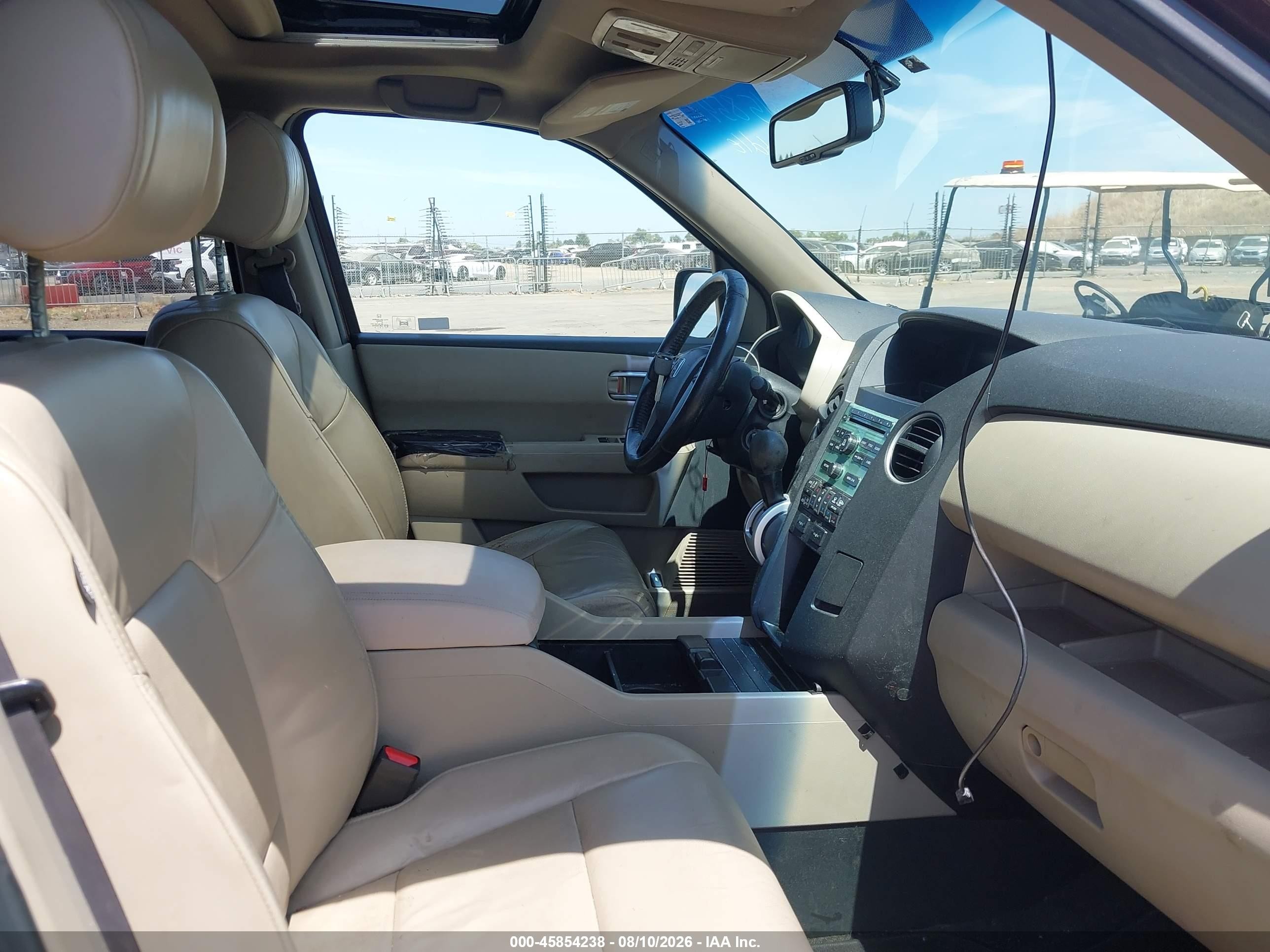2011 Honda Pilot Ex-l Maroon vin: 5FNYF4H5XBB057531