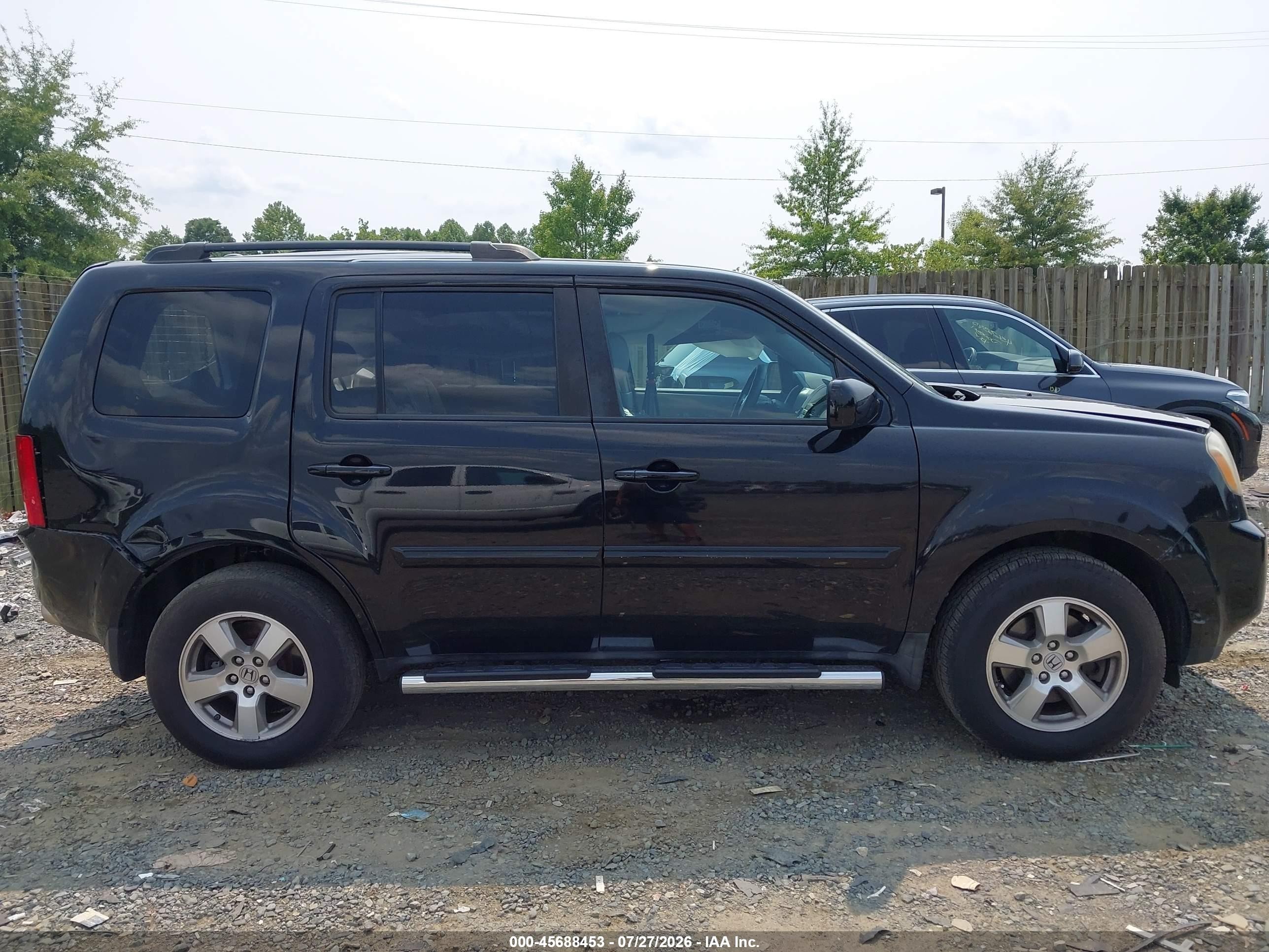 2011 Honda Pilot Ex-l Black vin: 5FNYF4H5XBB065063