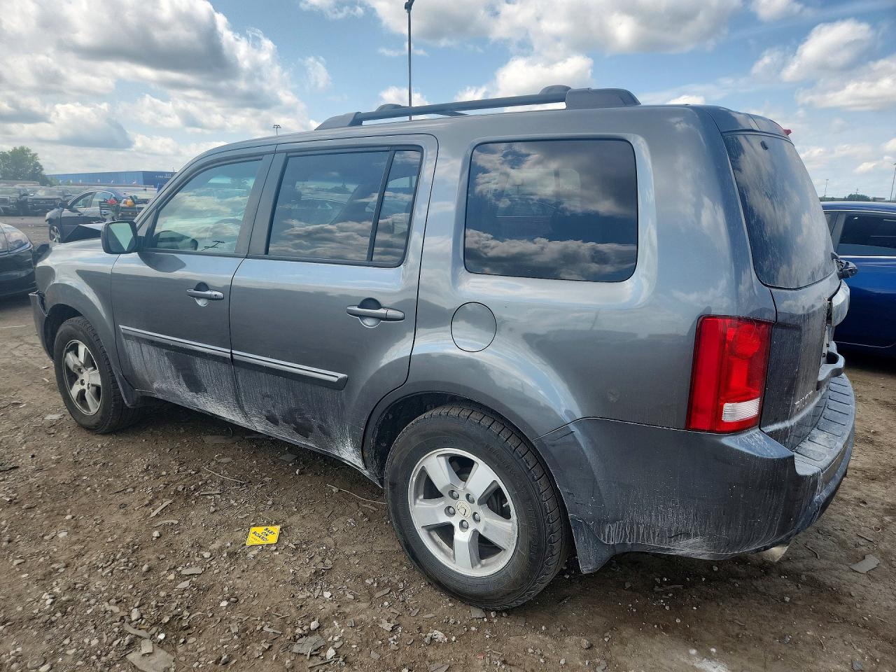 2011 Honda Pilot Exl Gray vin: 5FNYF4H5XBB083773