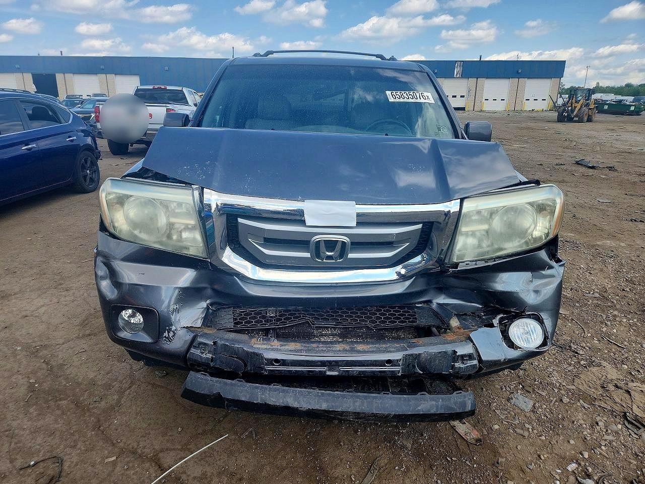 2011 Honda Pilot Exl Gray vin: 5FNYF4H5XBB083773