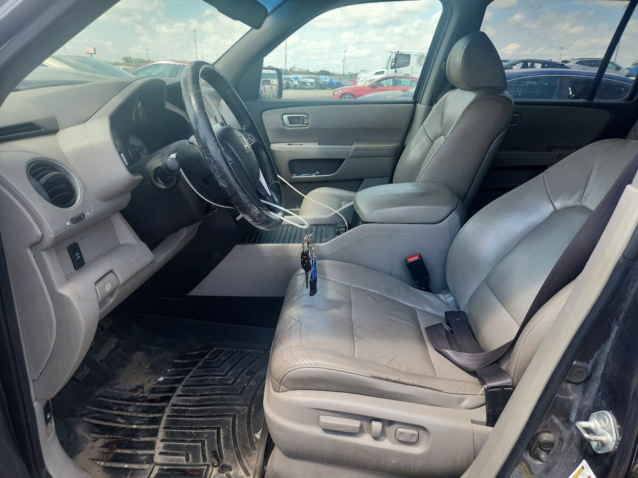 2011 Honda Pilot Exl Gray vin: 5FNYF4H5XBB083773
