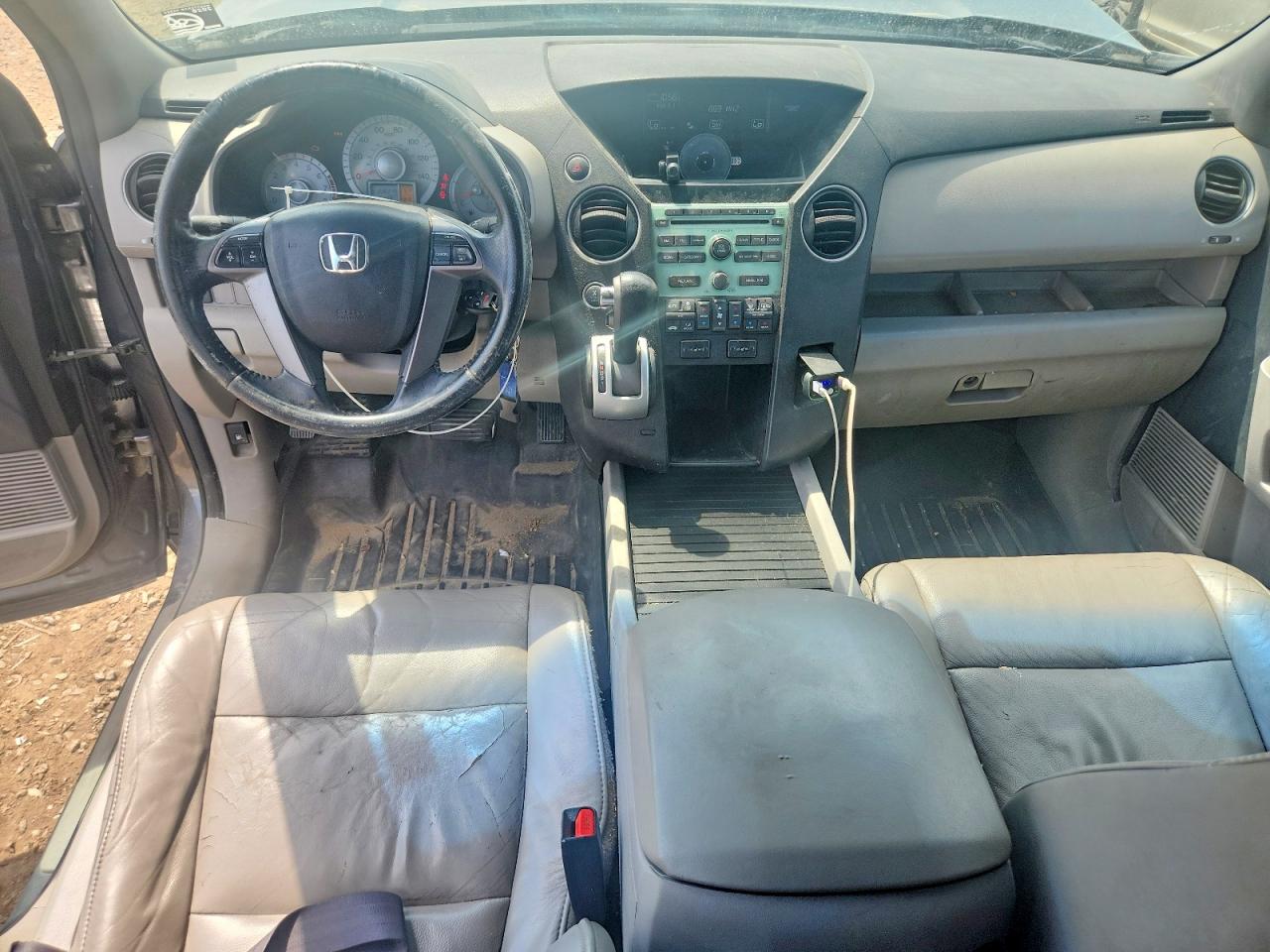 2011 Honda Pilot Exl Gray vin: 5FNYF4H5XBB083773