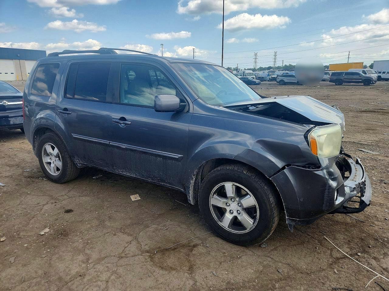 2011 Honda Pilot Exl Gray vin: 5FNYF4H5XBB083773