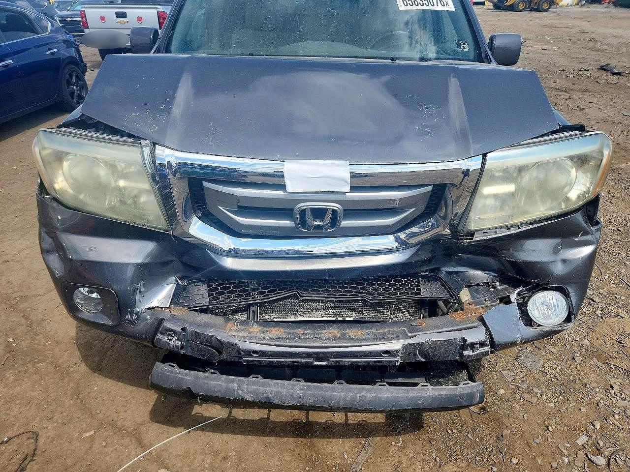 2011 Honda Pilot Exl Gray vin: 5FNYF4H5XBB083773