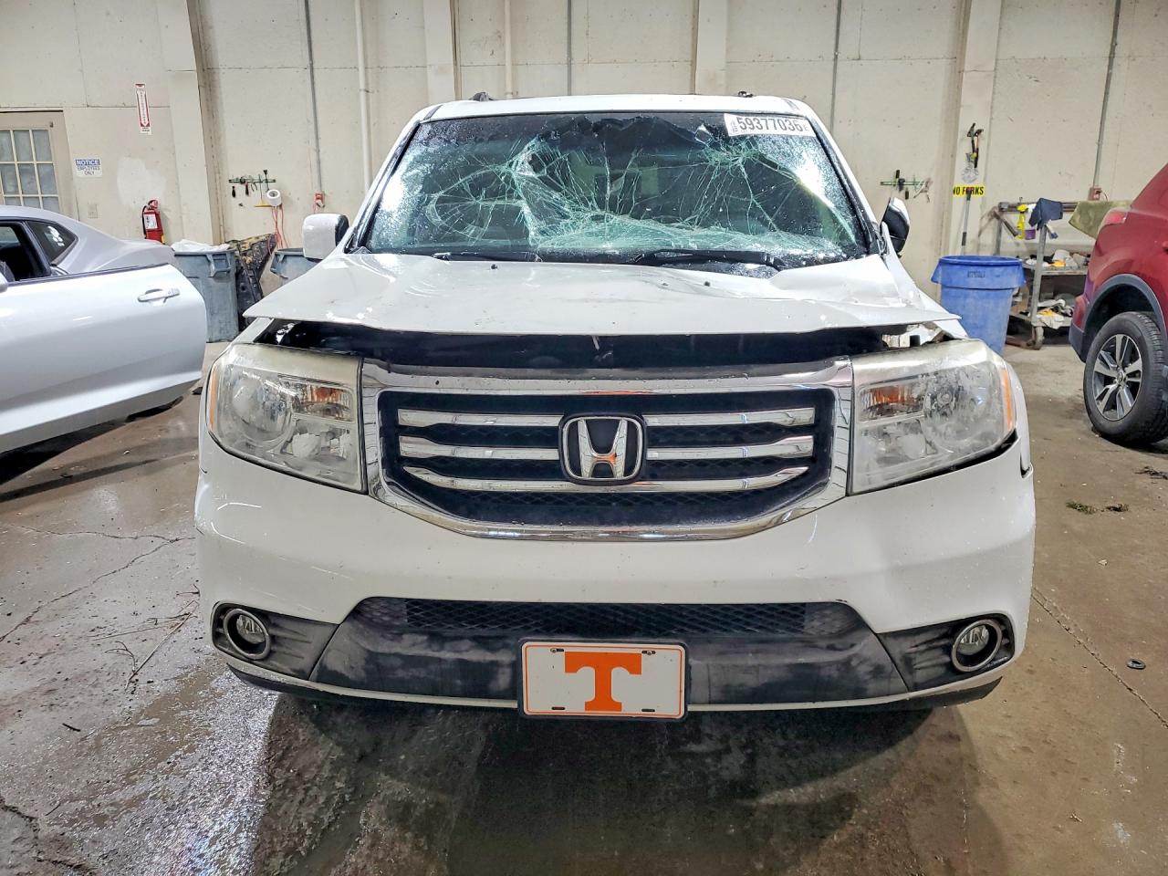 2012 Honda Pilot Exl White vin: 5FNYF4H5XCB004748