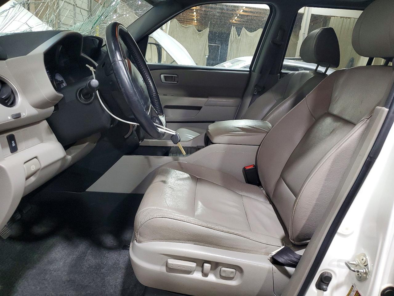 2012 Honda Pilot Exl White vin: 5FNYF4H5XCB004748