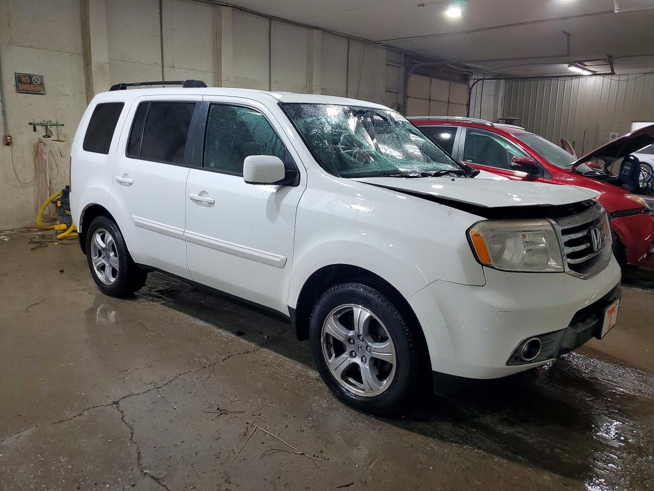 2012 Honda Pilot Exl White vin: 5FNYF4H5XCB004748