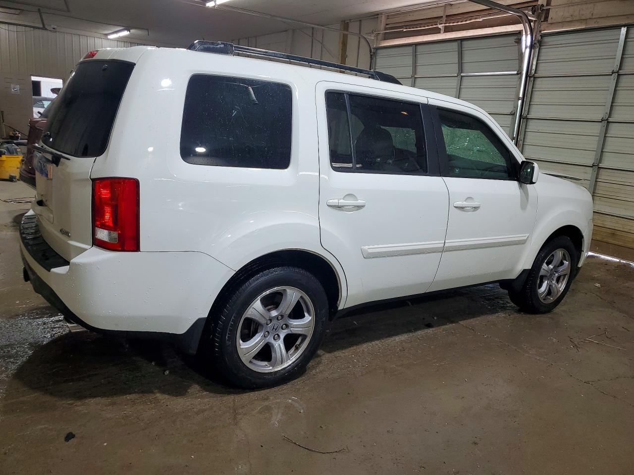 2012 Honda Pilot Exl White vin: 5FNYF4H5XCB004748