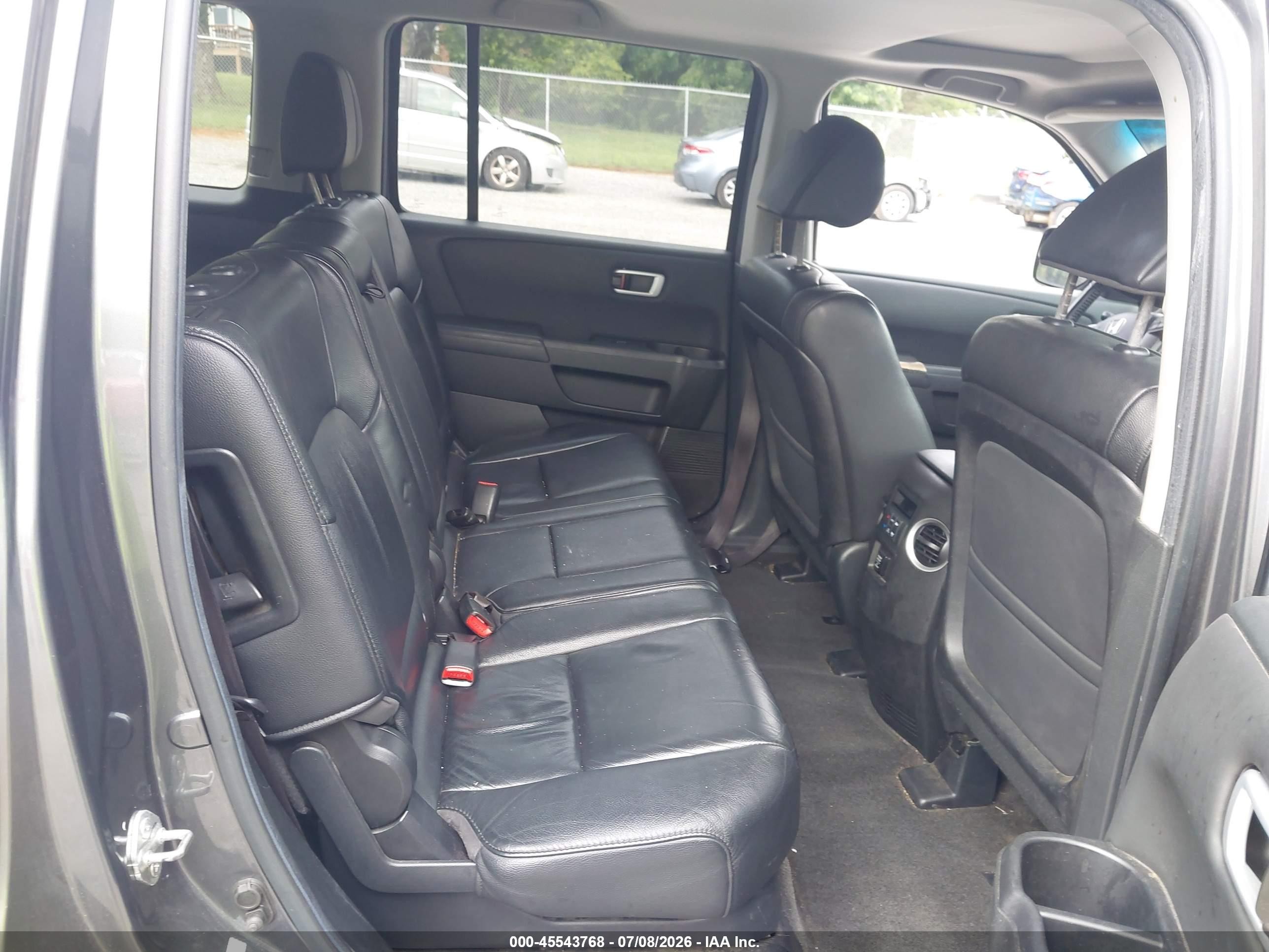 2012 Honda Pilot Ex-l Gray vin: 5FNYF4H5XCB007021