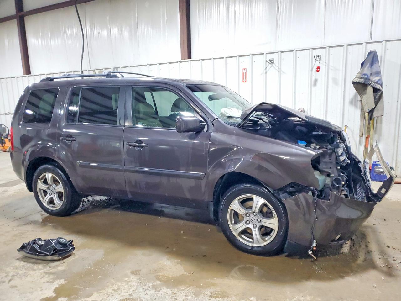 2012 Honda Pilot Exl Gray vin: 5FNYF4H5XCB010680