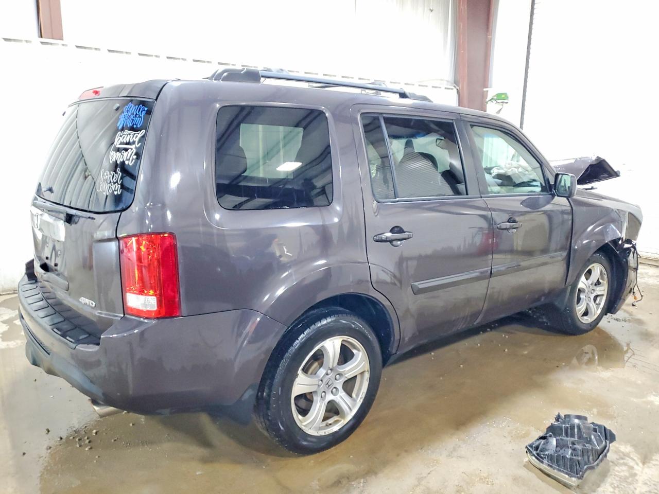 2012 Honda Pilot Exl Gray vin: 5FNYF4H5XCB010680