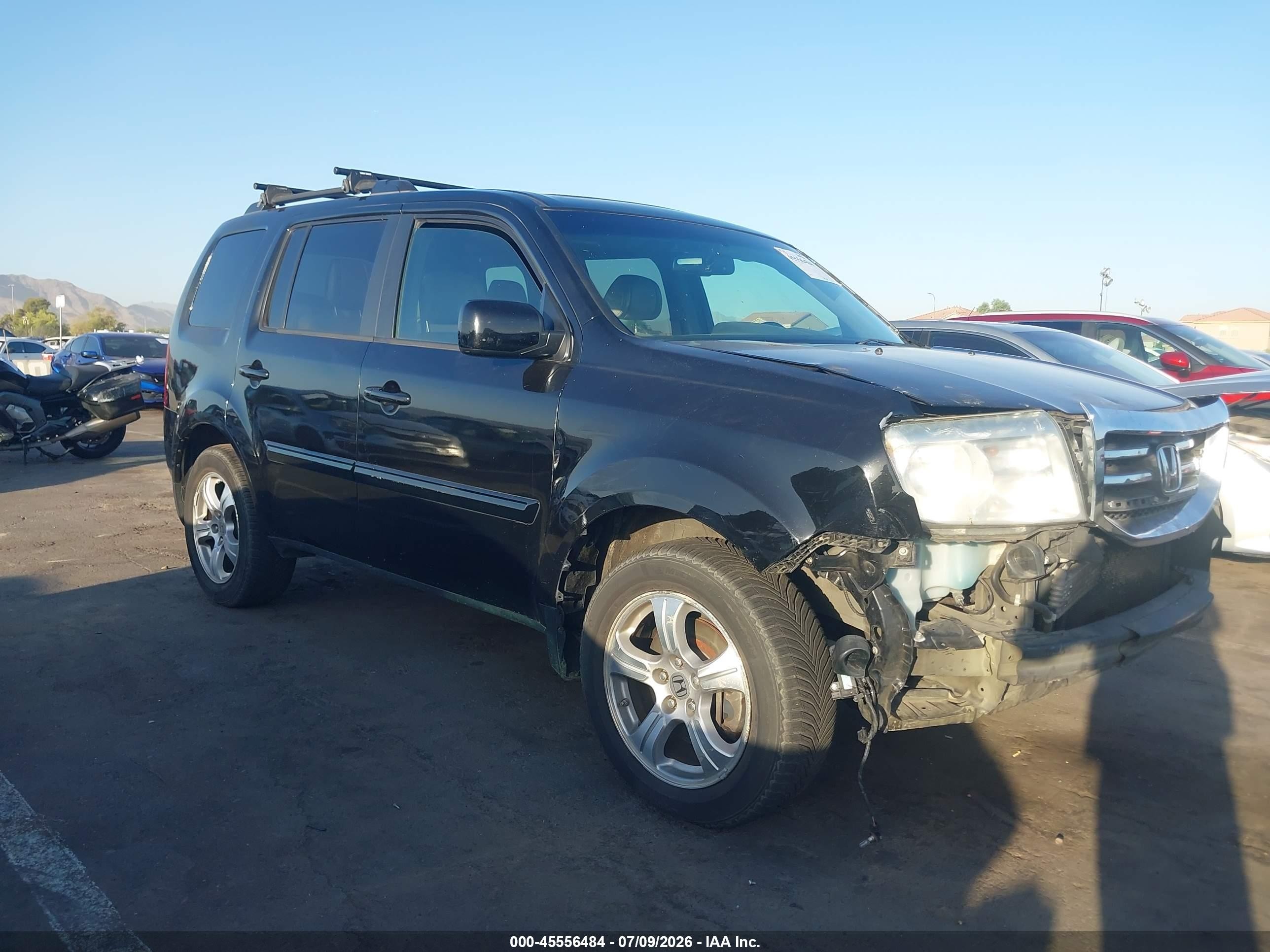 2012 Honda Pilot Ex-l Черный vin: 5FNYF4H5XCB021162