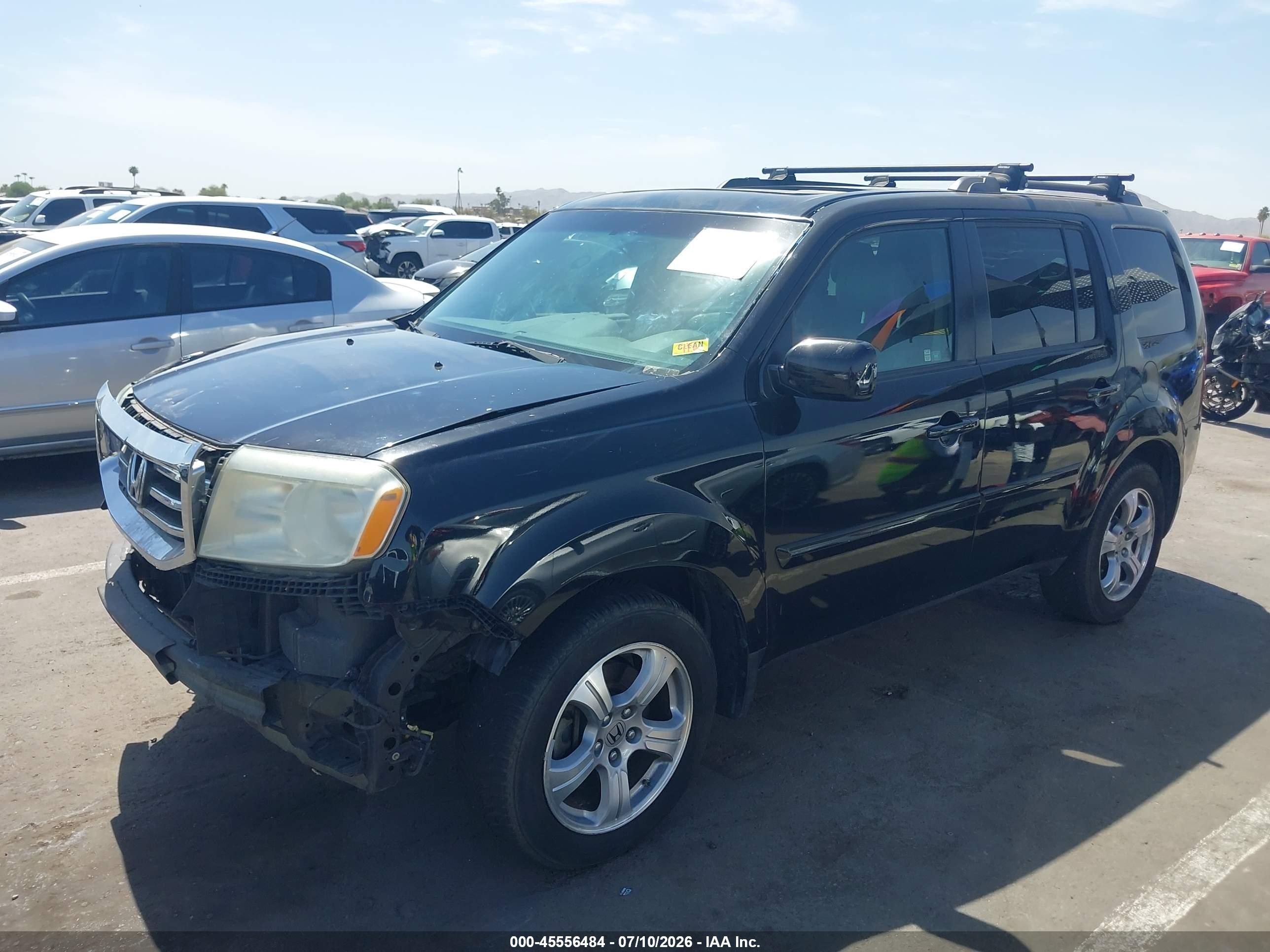 2012 Honda Pilot Ex-l Черный vin: 5FNYF4H5XCB021162