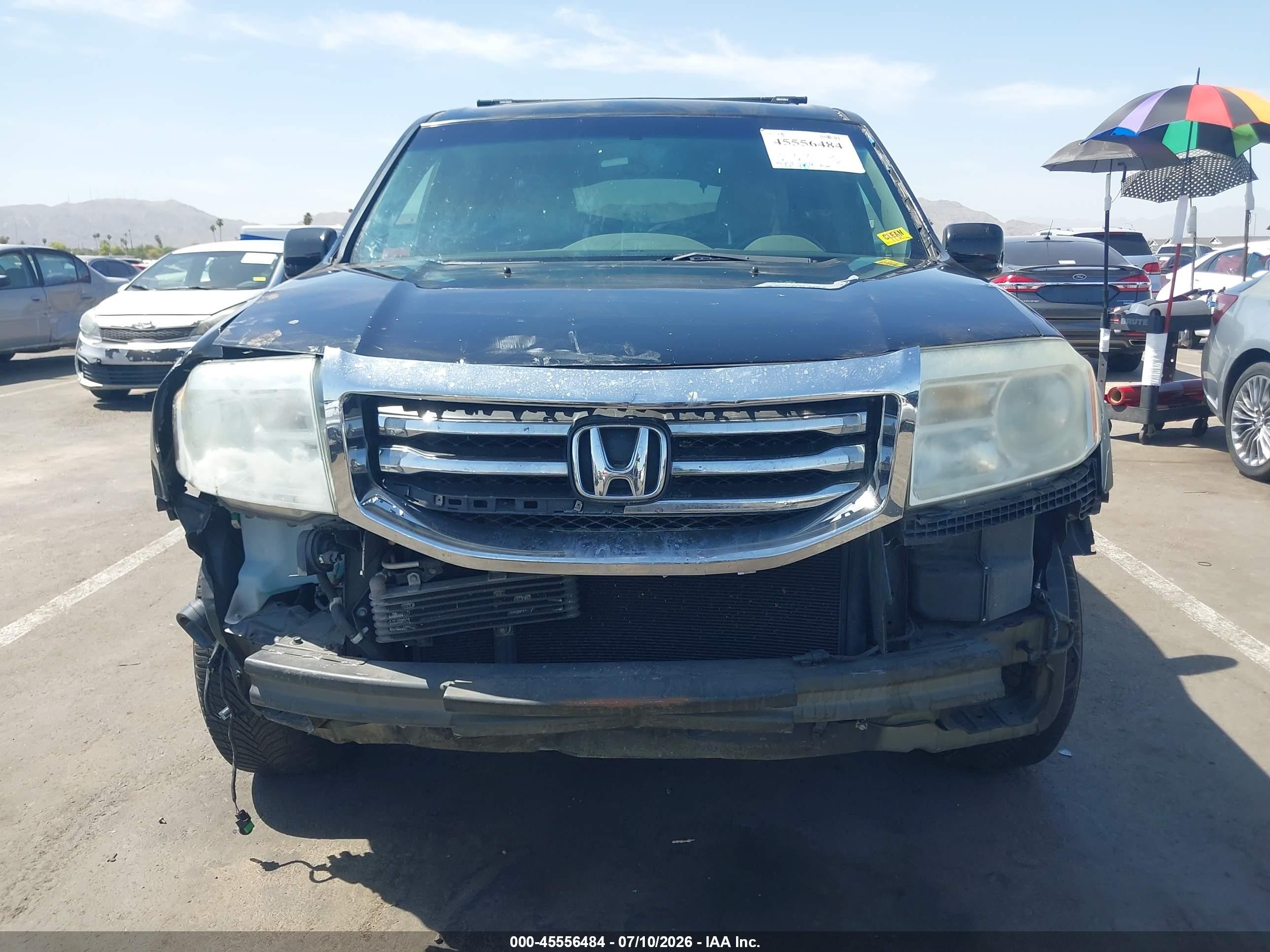2012 Honda Pilot Ex-l Черный vin: 5FNYF4H5XCB021162