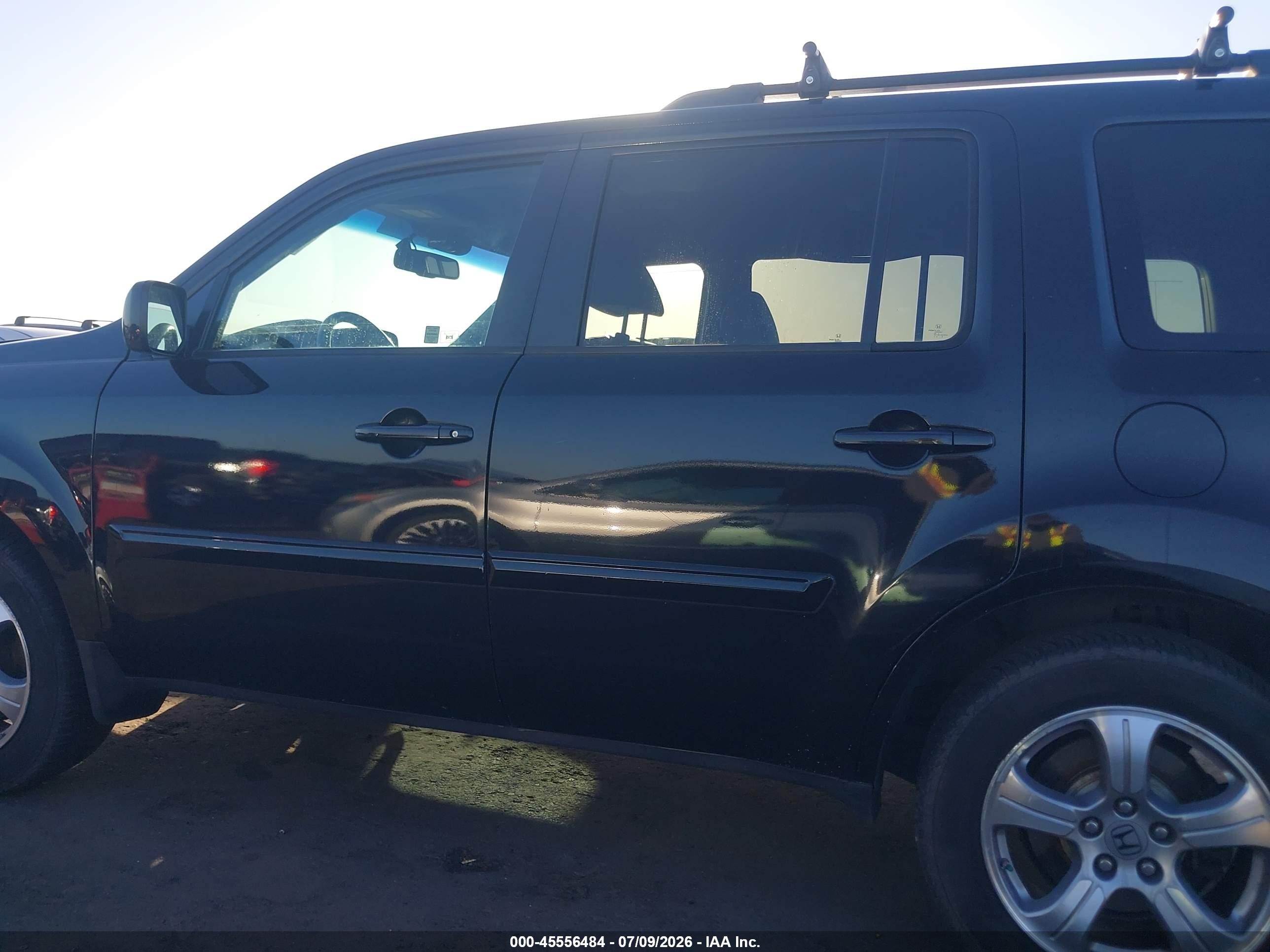 2012 Honda Pilot Ex-l Черный vin: 5FNYF4H5XCB021162